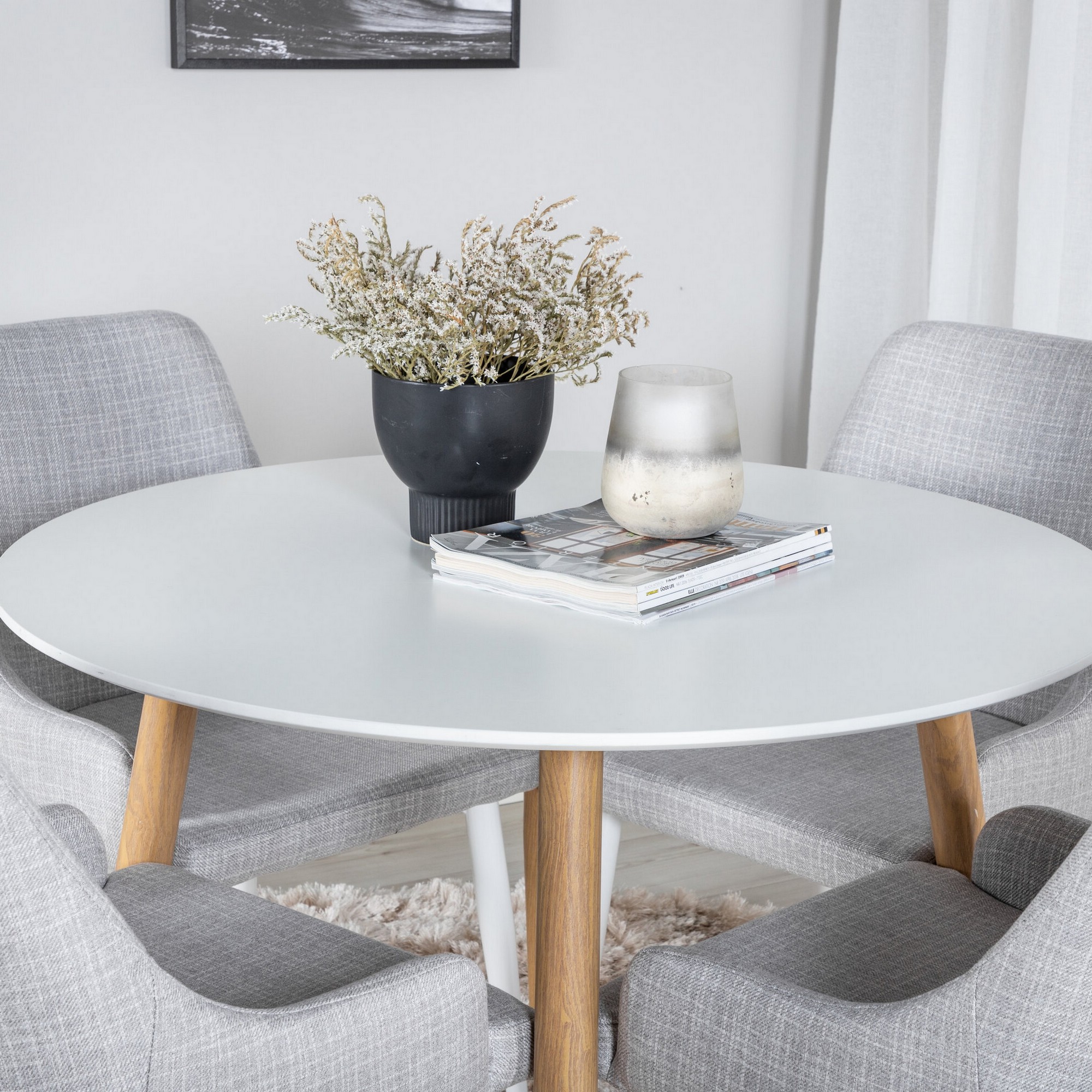 Spisegruppe Venture Home Plaza med 4stk Stoler