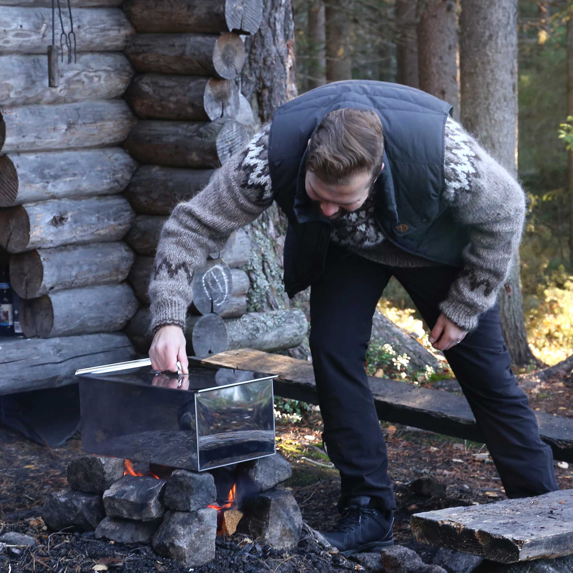 Røykeboks Muurikka Rustfritt Stål