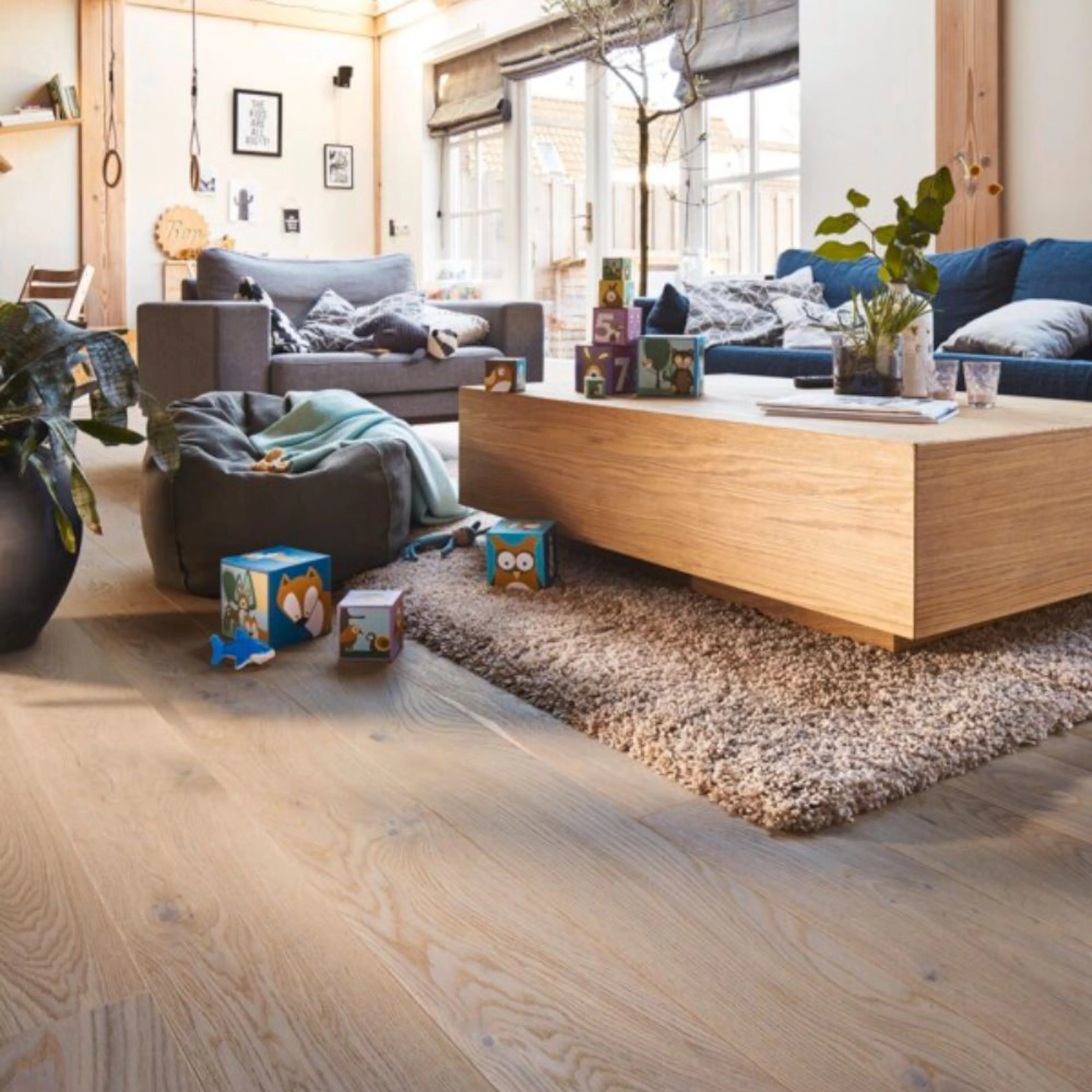 Parkettgolv MeisterParquet. longlife PD 400 Authentic off-white oak 09017