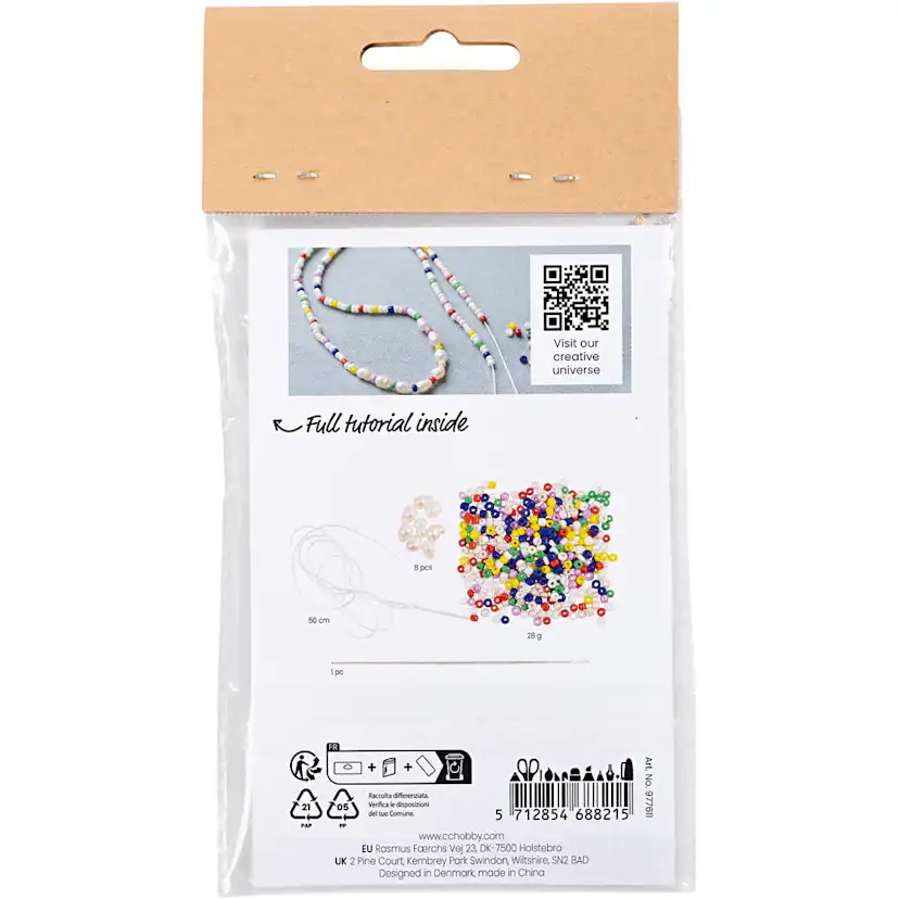 Smykker Creativ Company Mini DIY Kit Halskjede med Ferskvannsperler