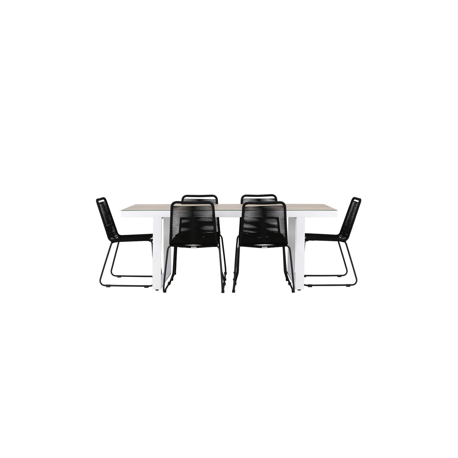 Hagegruppe Venture Home Merlo med 6 Lindos Stoler