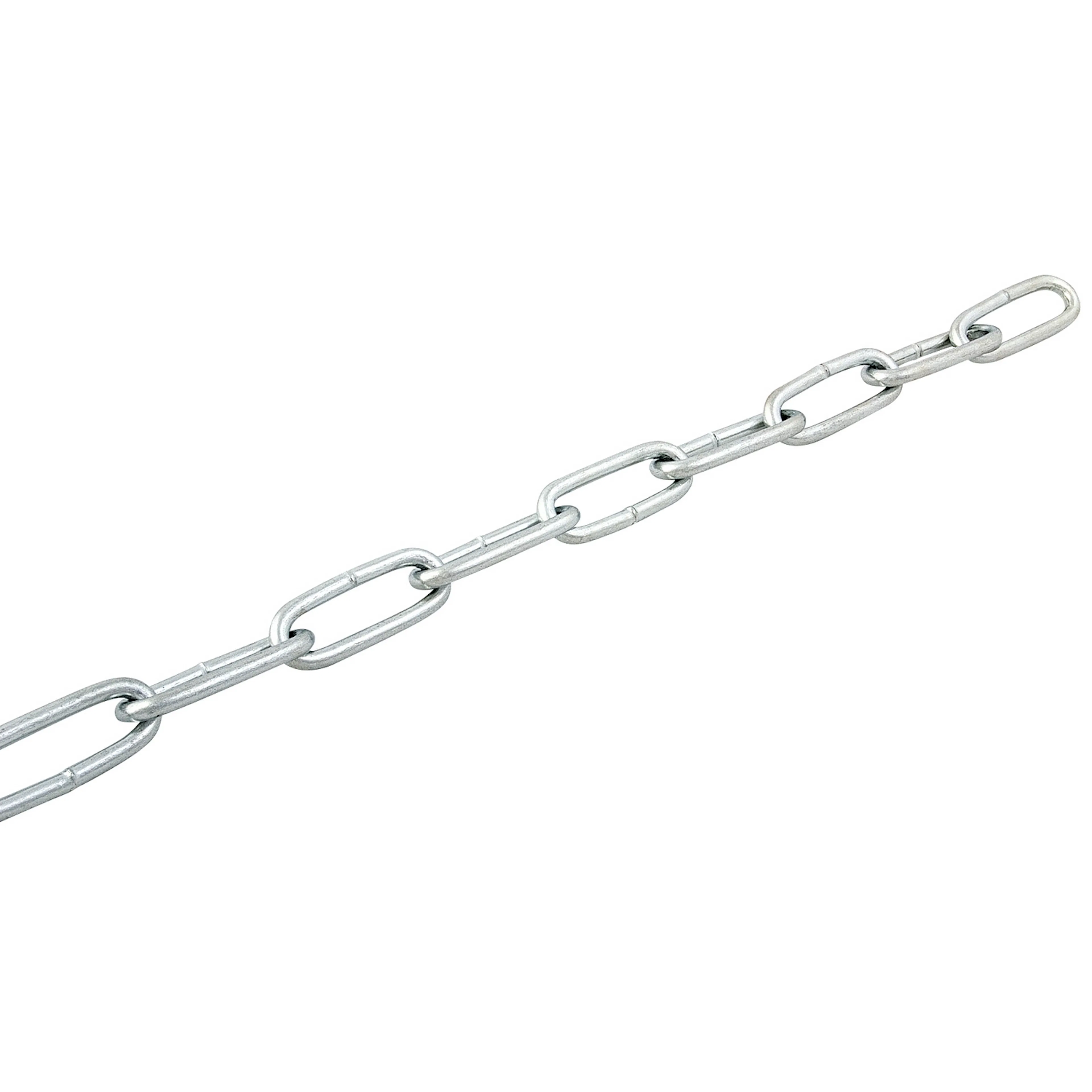 Sveiset langleddet kjede - 5 meter (3 mm) Størrelse: 3 mm, Lengde: 5 m