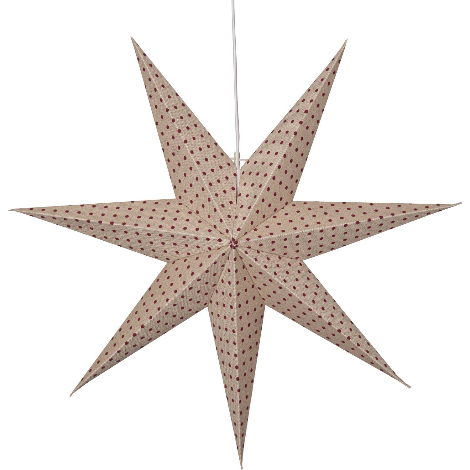 Adventstjerne Star Trading Cotton Prikk