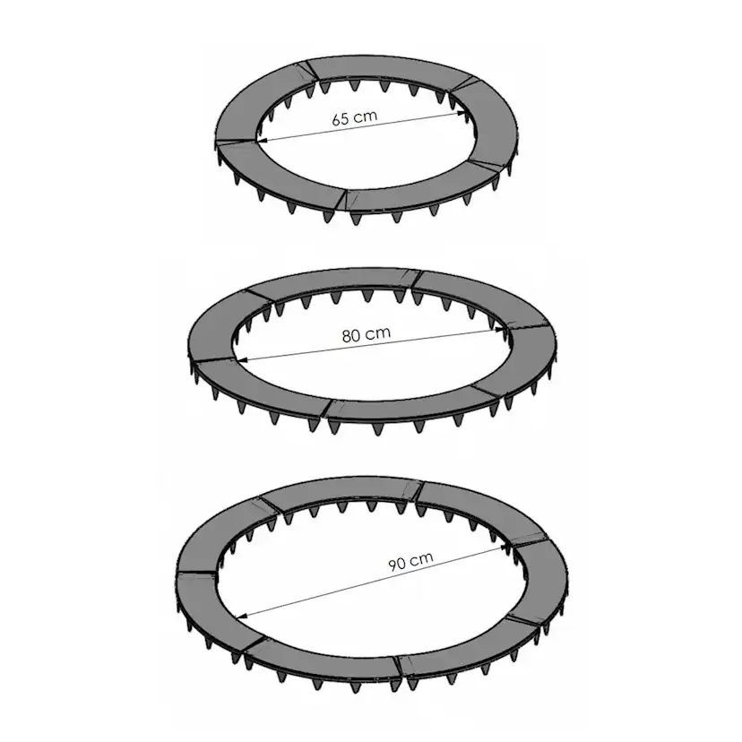 Rabattkant Skotte Garden Unik Rund 2-pk
