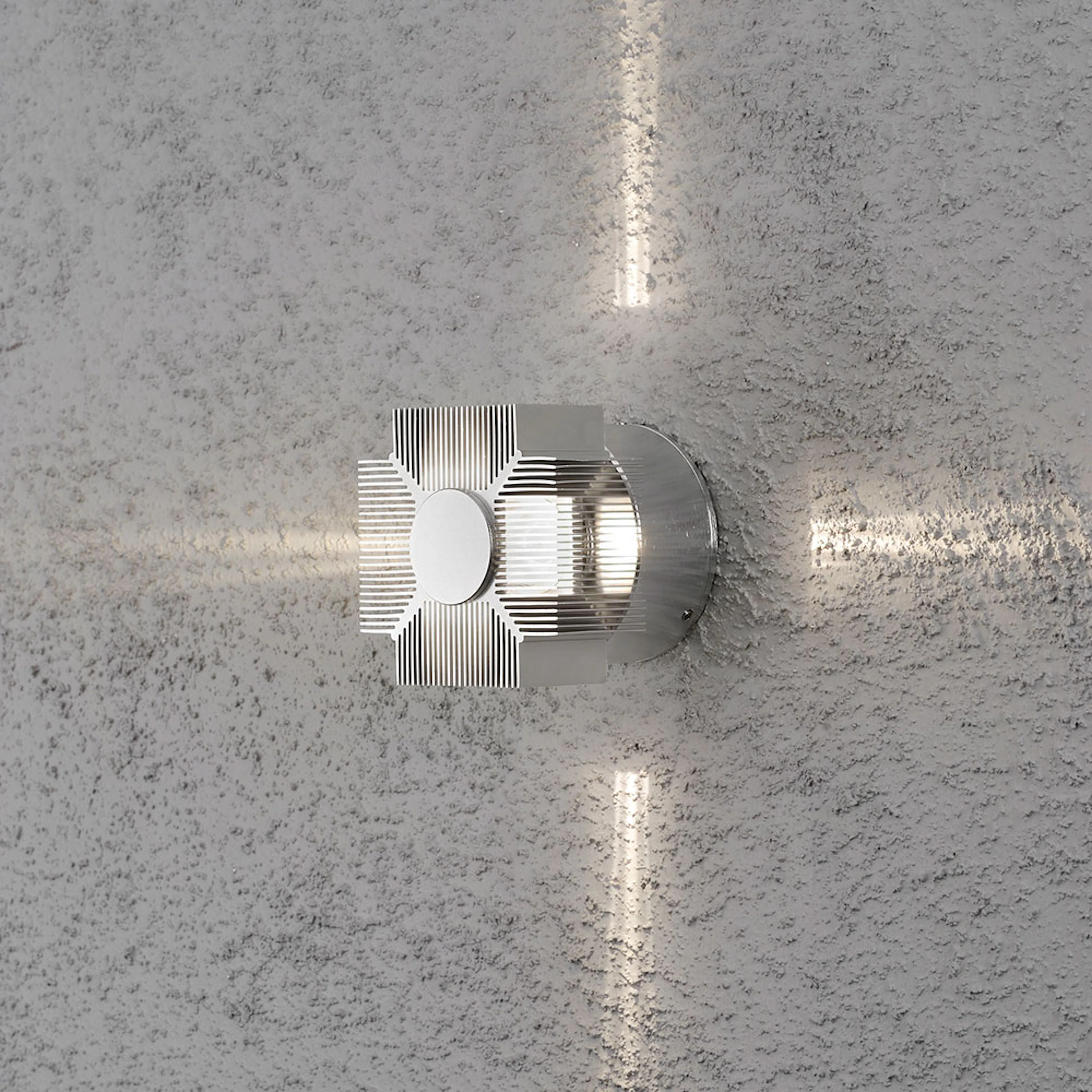 Vegglampe Gnosjö Konstsmide Monza 3W High Power LED Alu