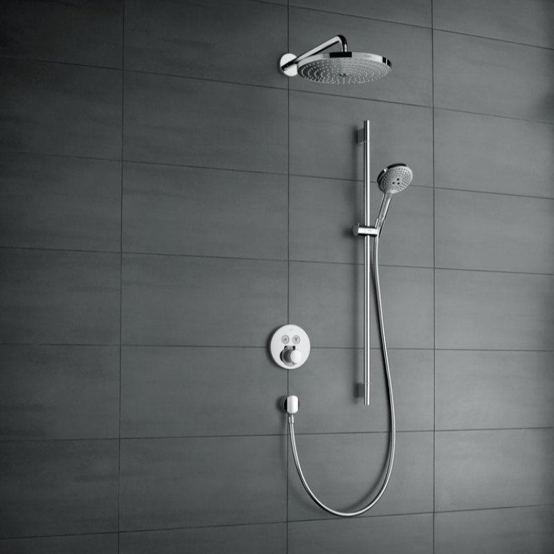 Hoveddusj Hansgrohe Raindance Select S 300 2-jet for Veggmontert