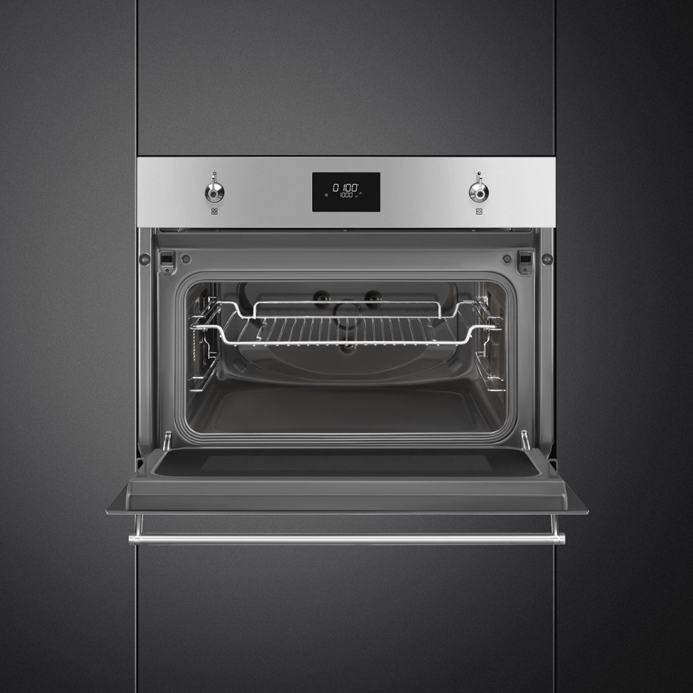 Mikrobølgeovn Med Grill Smeg SO4301M0X