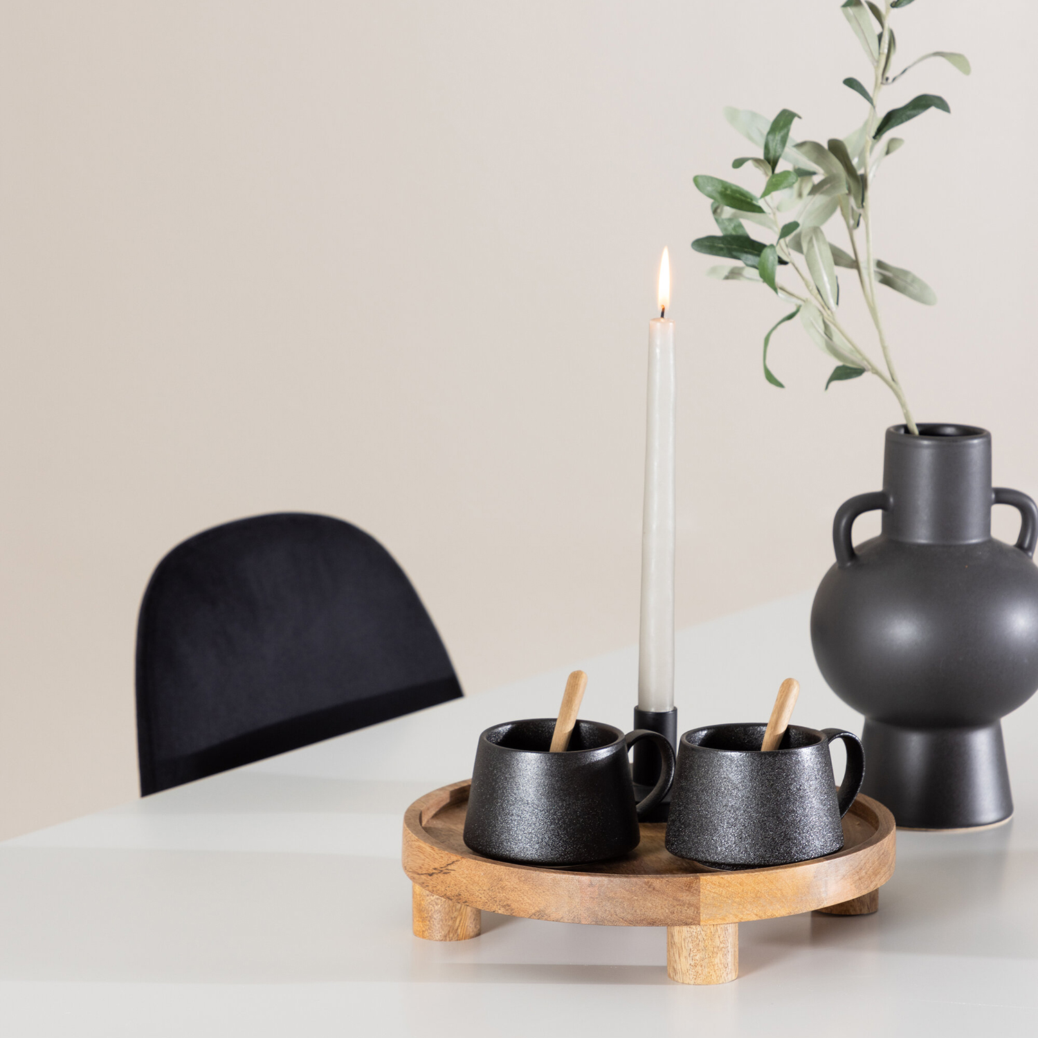 Spisegruppe Venture Home Silar 180 med 6 stk Polar Stoler Fløyel