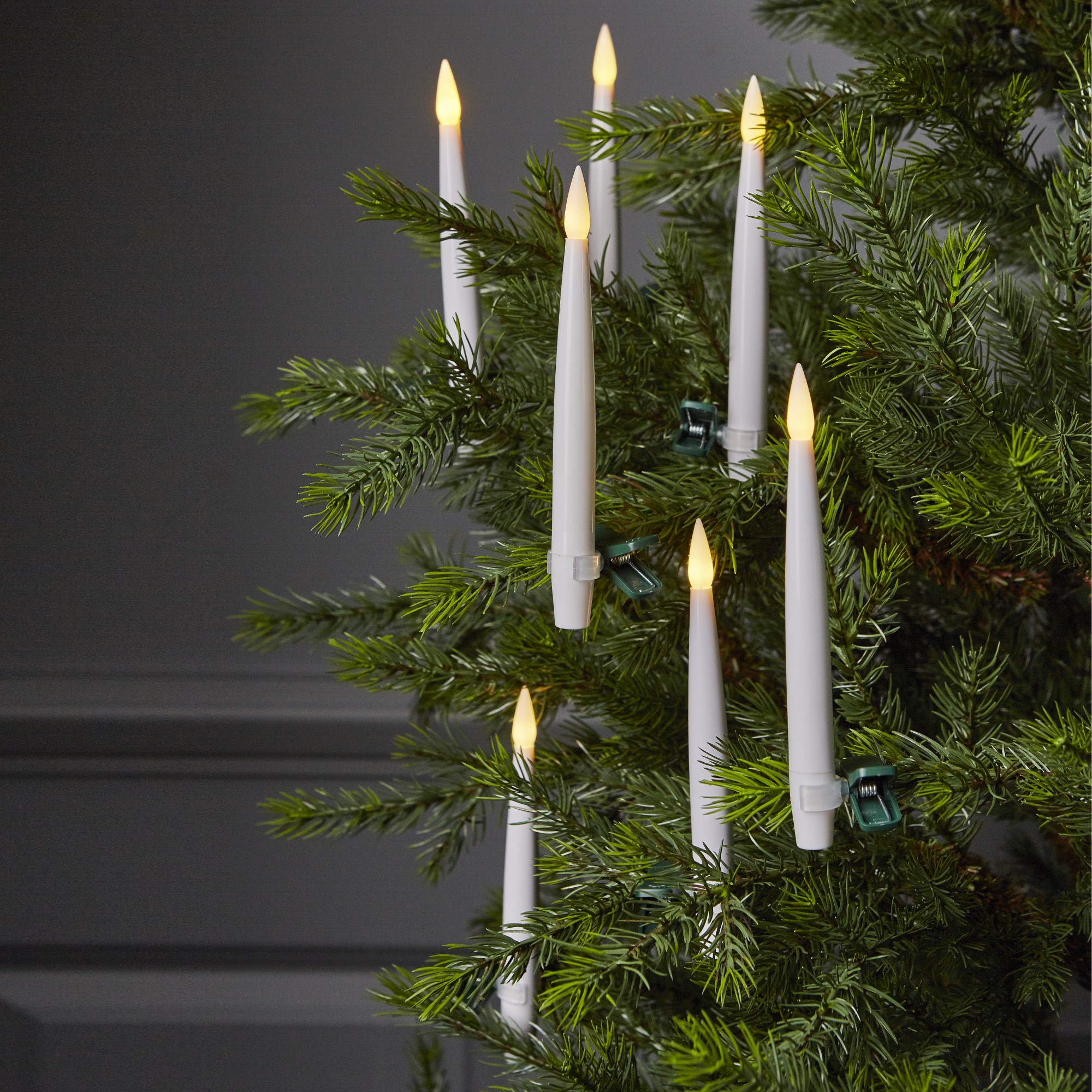 Antikklys Star Trading Paulina 10 stk LED inkl. Fjernkontroll