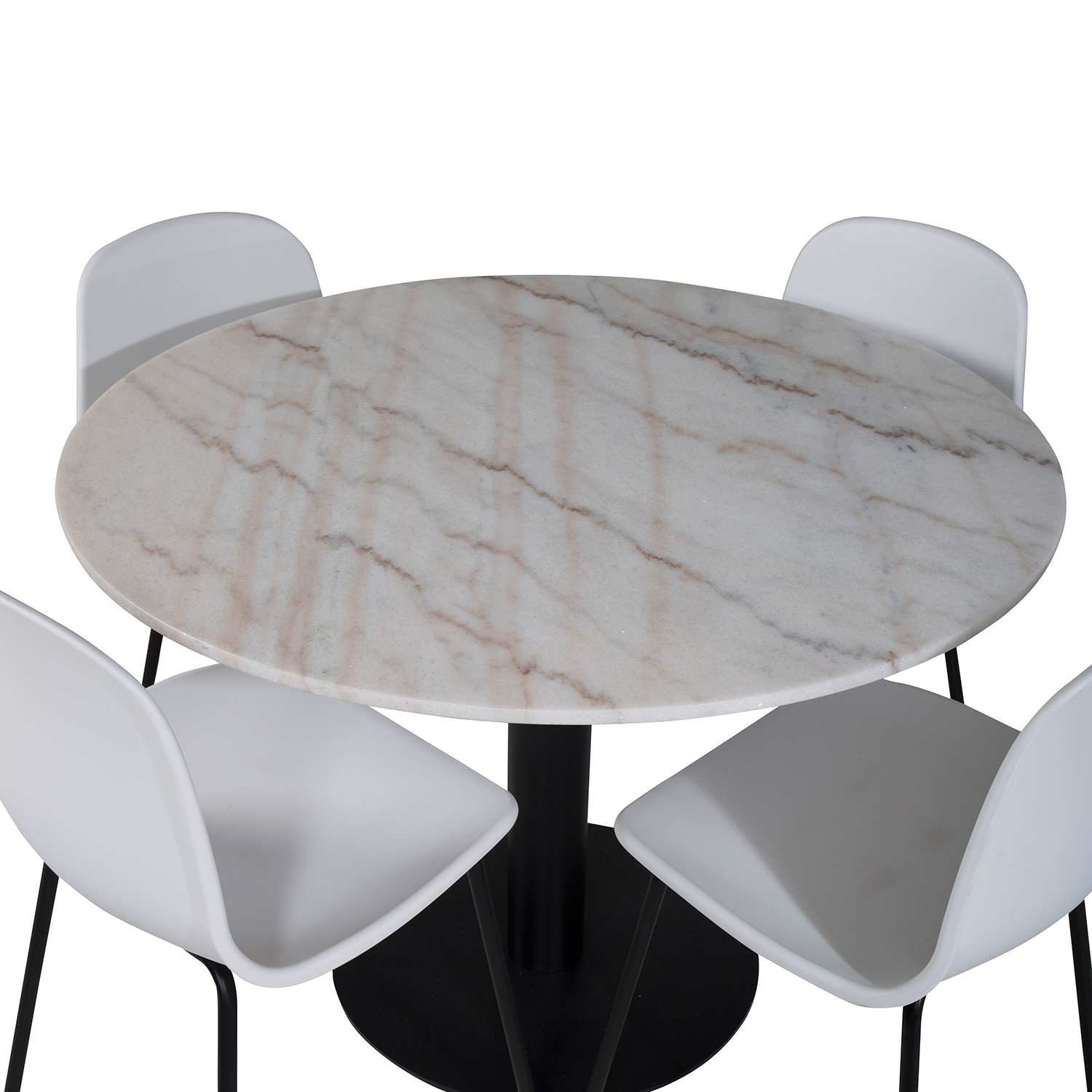 Spisegruppe Venture Home Estelle med 4 Ardi Stoler