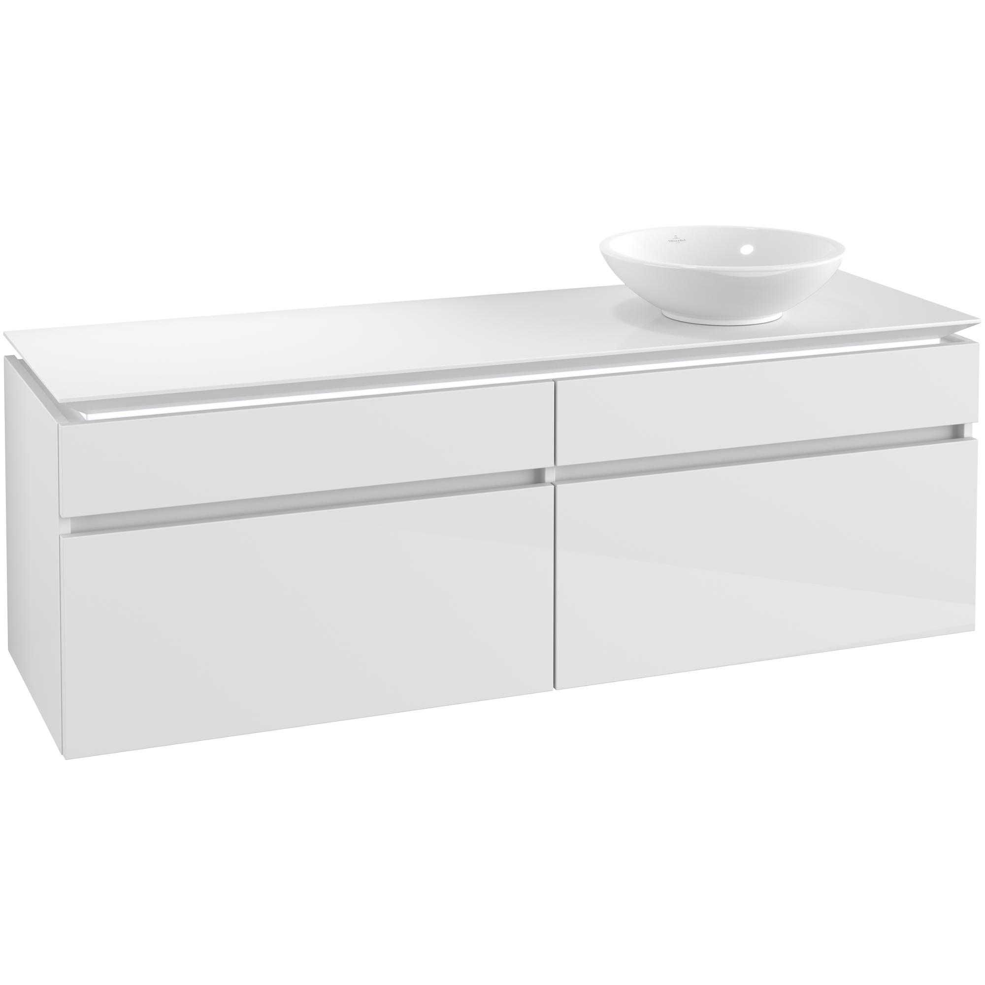 Tvättställsskåp Villeroy & Boch Legato 1600 med 4 Lådor för Fristående Tvättställ