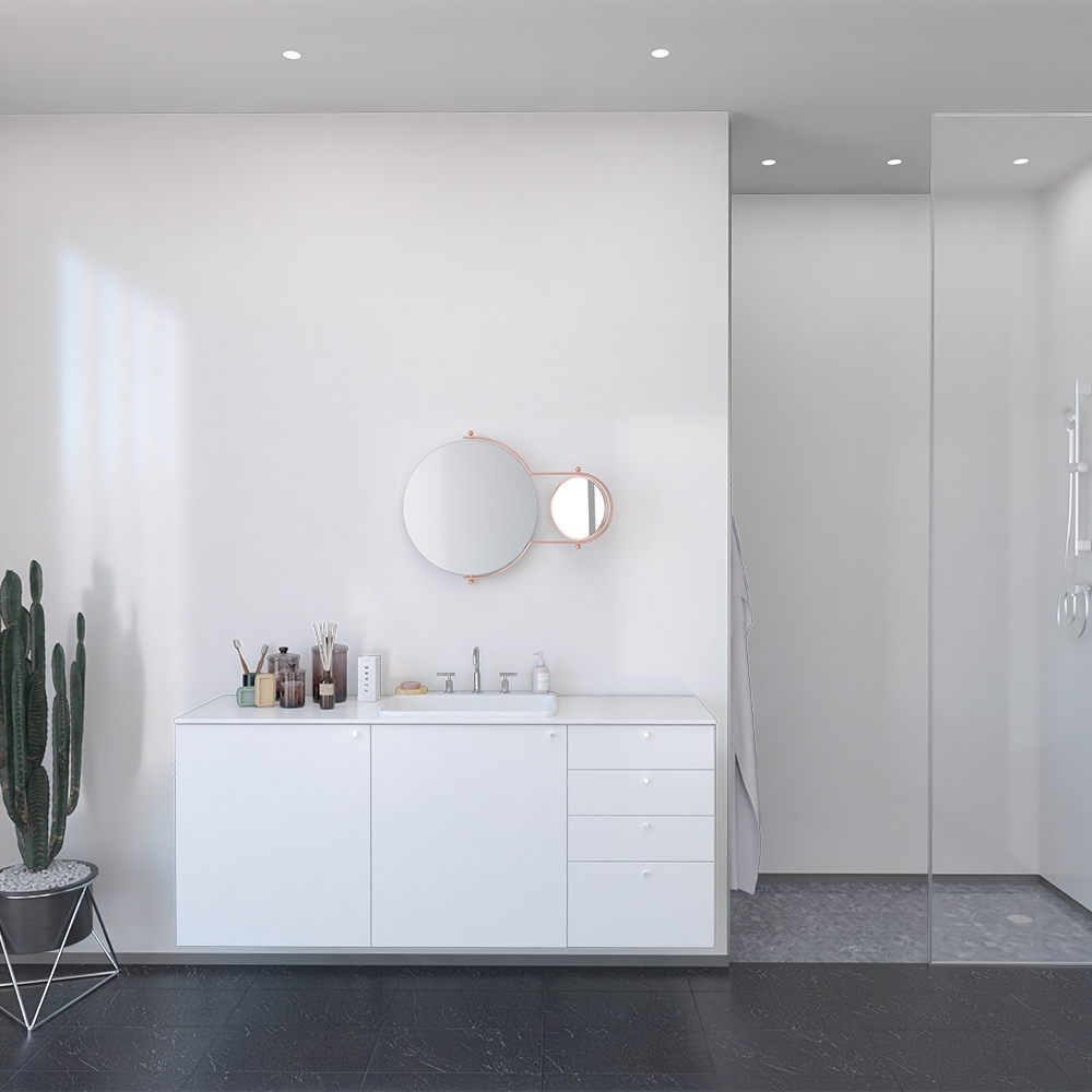 Baderomspanel Fibo 3091-00 Denver White
