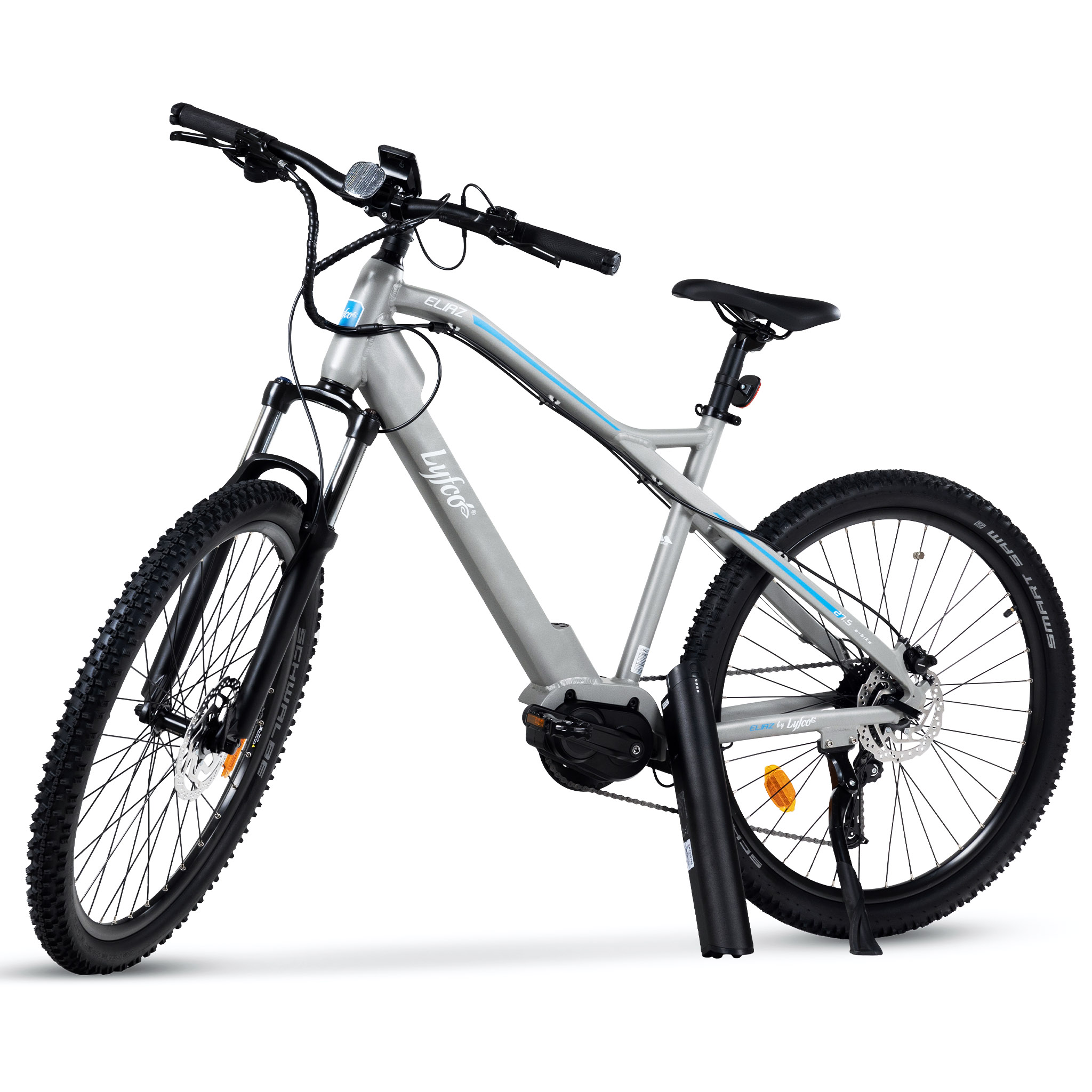 Elsykkel Lyfco MTB 27,5" Eliaz 14 Ah Sølv