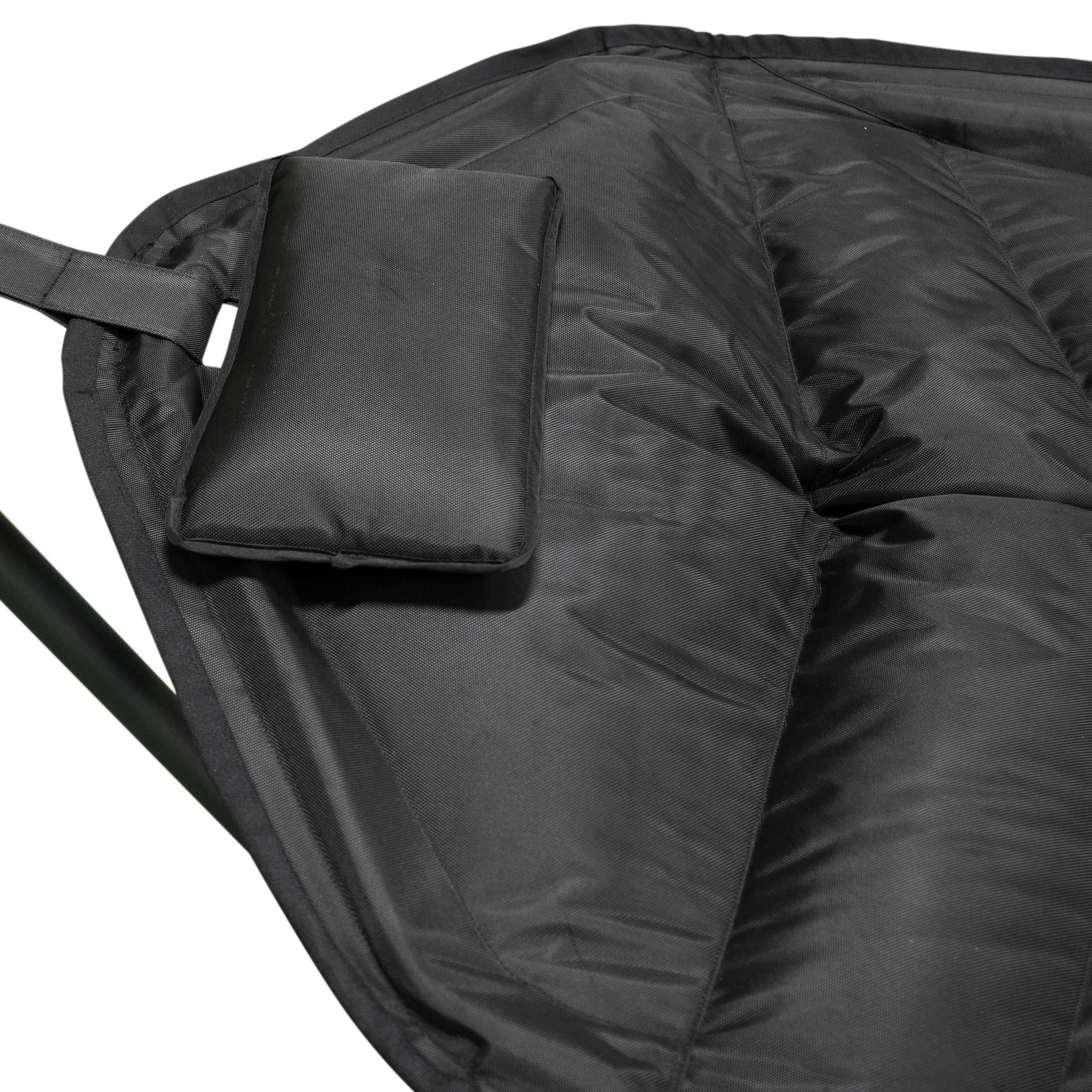 Niño Hammock - Black Fabric / Black Frame Sort/Sort