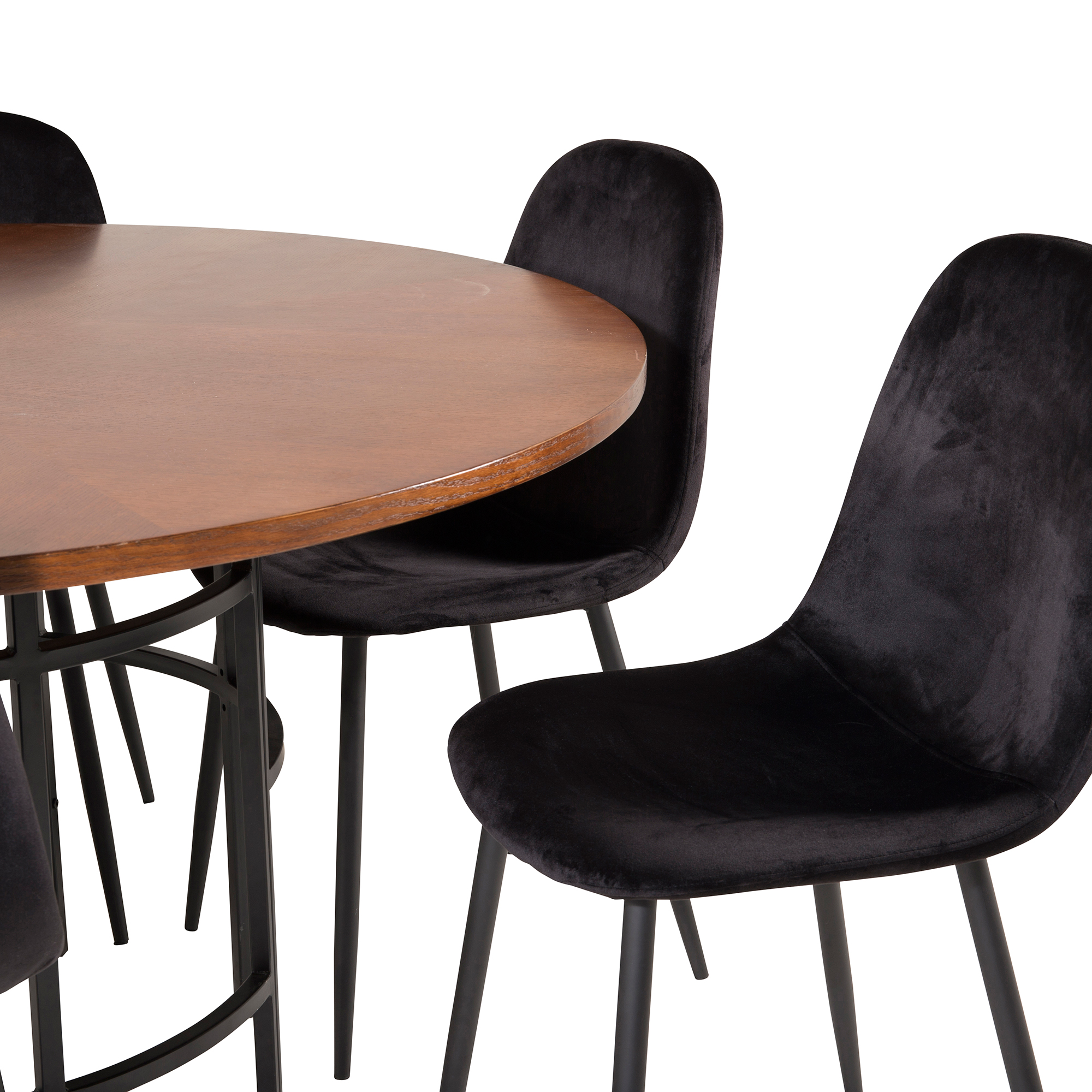 Spisegruppe furniture/fashion Copenhagen med 6 Pobbie Stoler