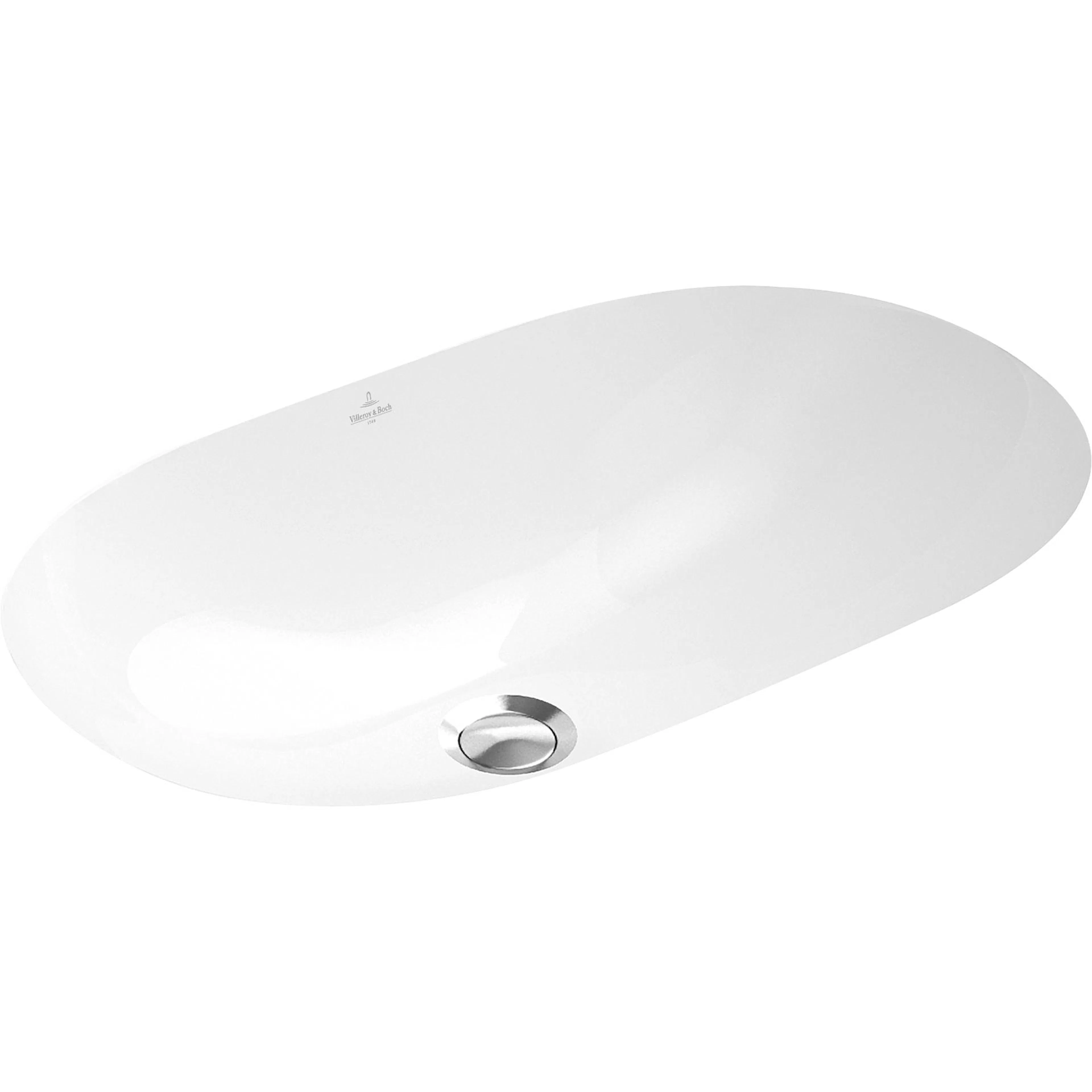 Tvättställ villeroy & Boch O.novo 416250R1 Vit Alpin CeramicPlus, 580 mm