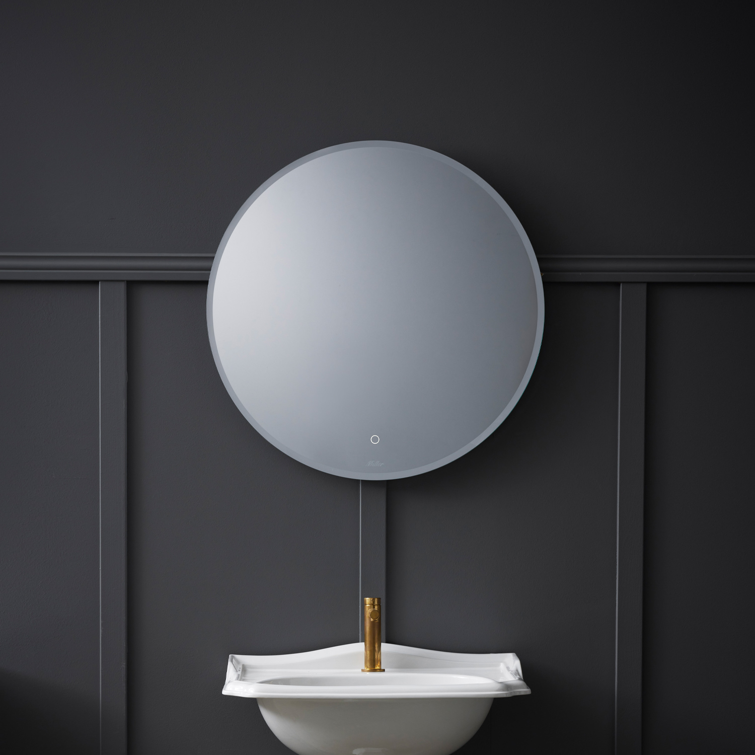 Badrumsspegel Miller Badrum Ambient Touch Classic Rund