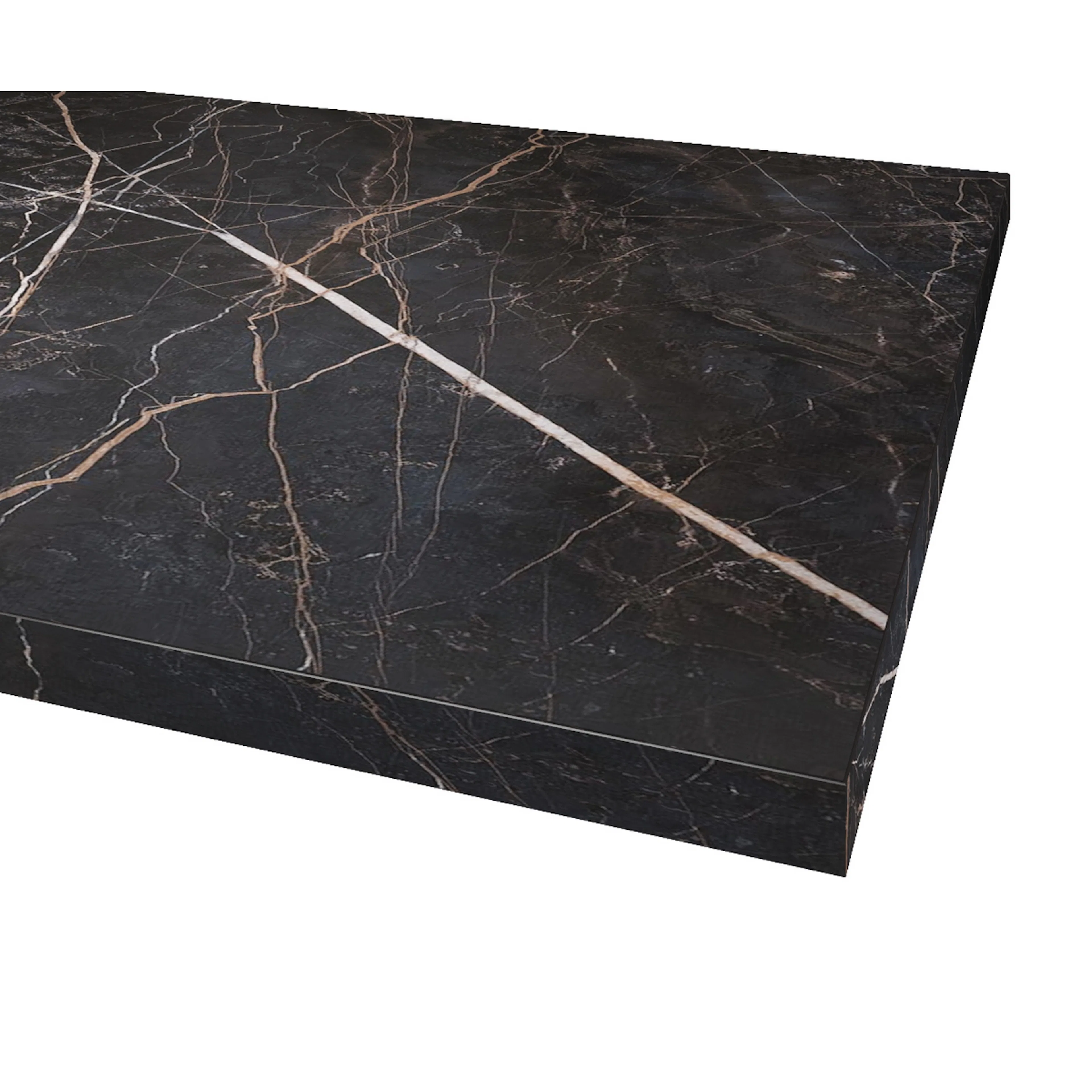 Benkeplate Fibo Laminat 5187 Marble Black