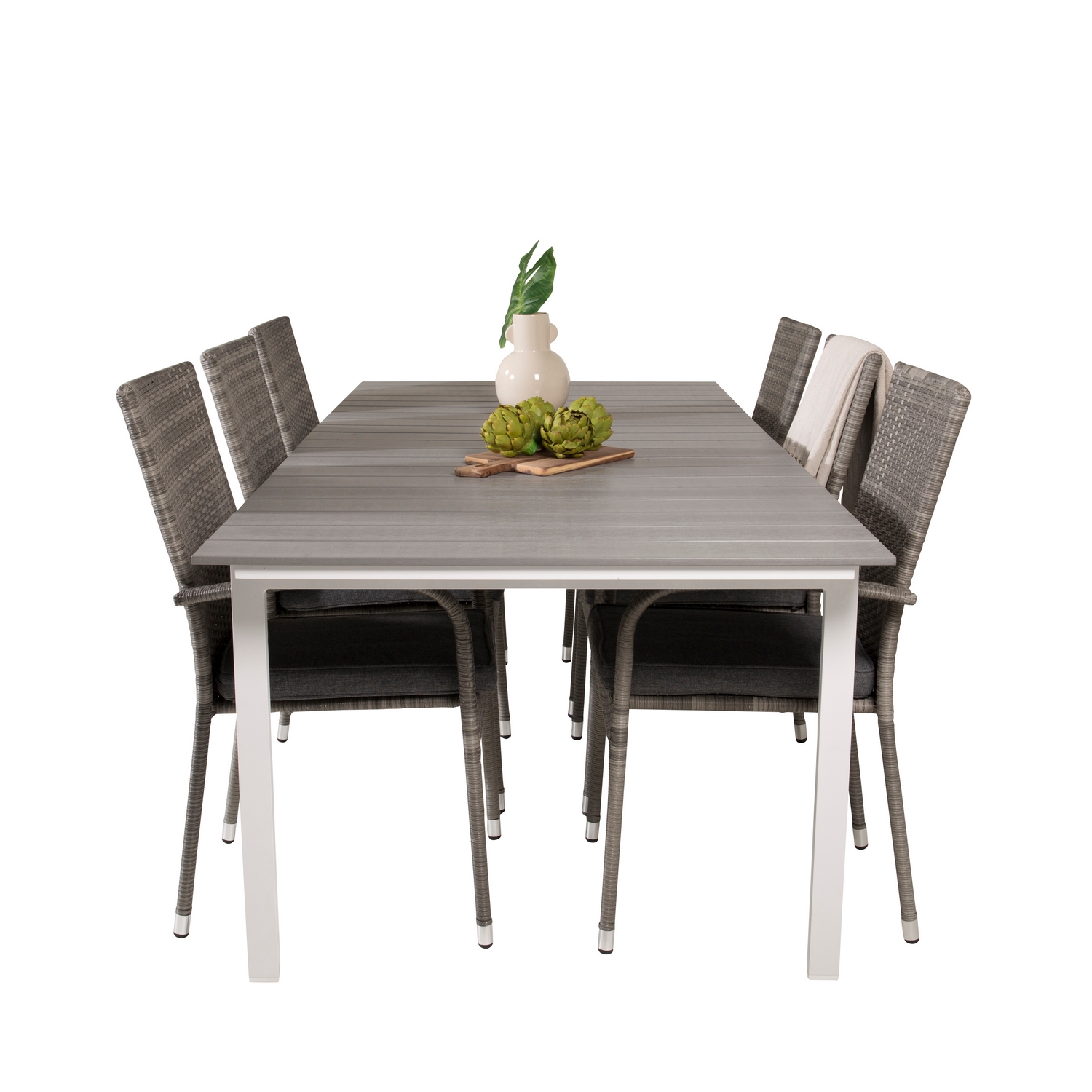 Spisegruppe Venture Home Lova 224/324 med 6 Asta Stoler