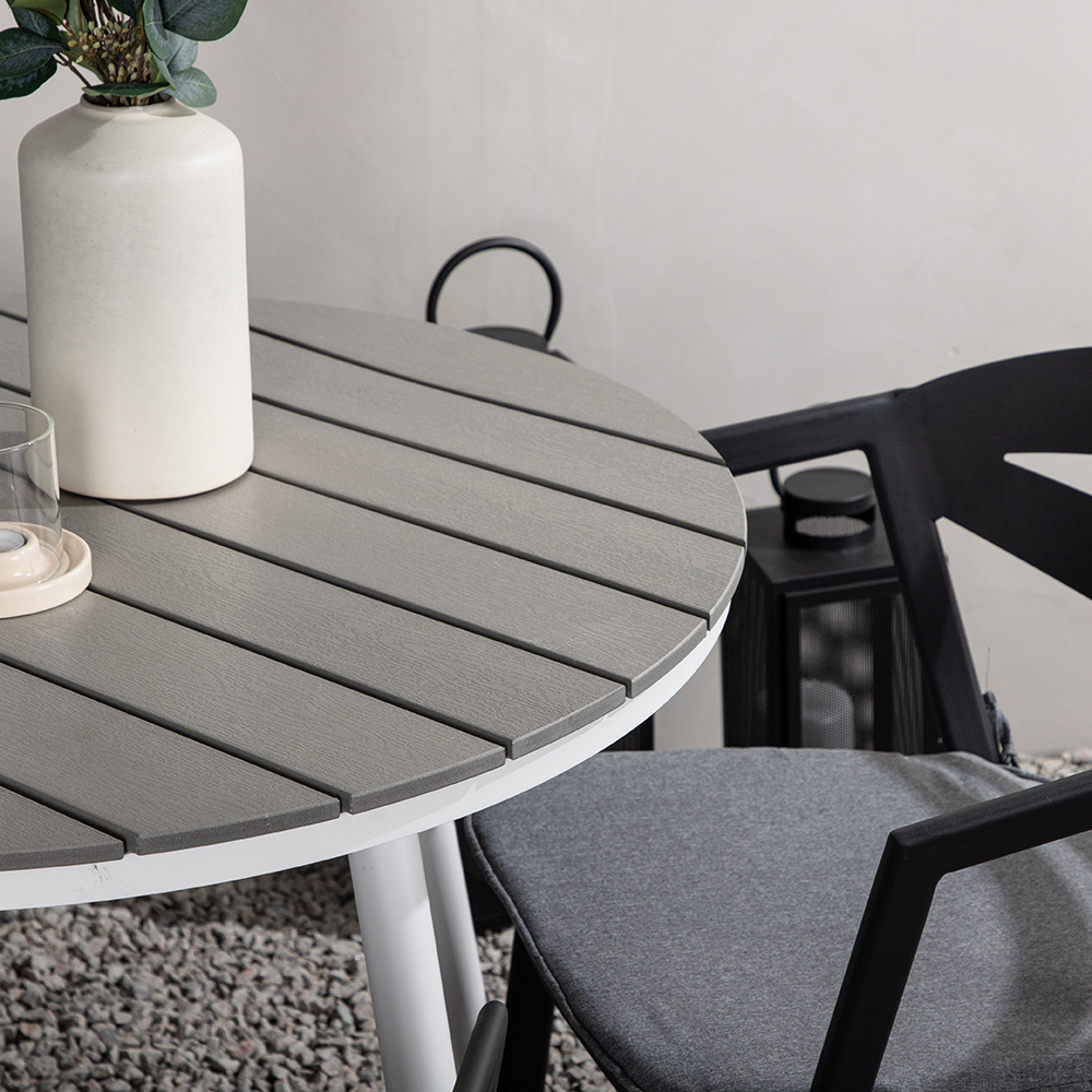 Cafégruppe Venture Home Break Ø90 cm med 2 Slit Stoler