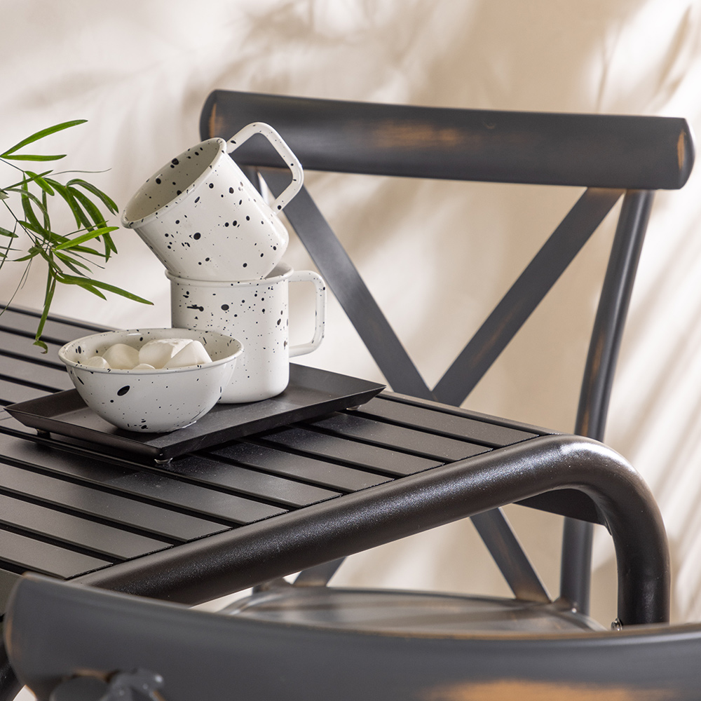 Cafégruppe Venture Home Borneo Bord med 2 Tablas Stoler