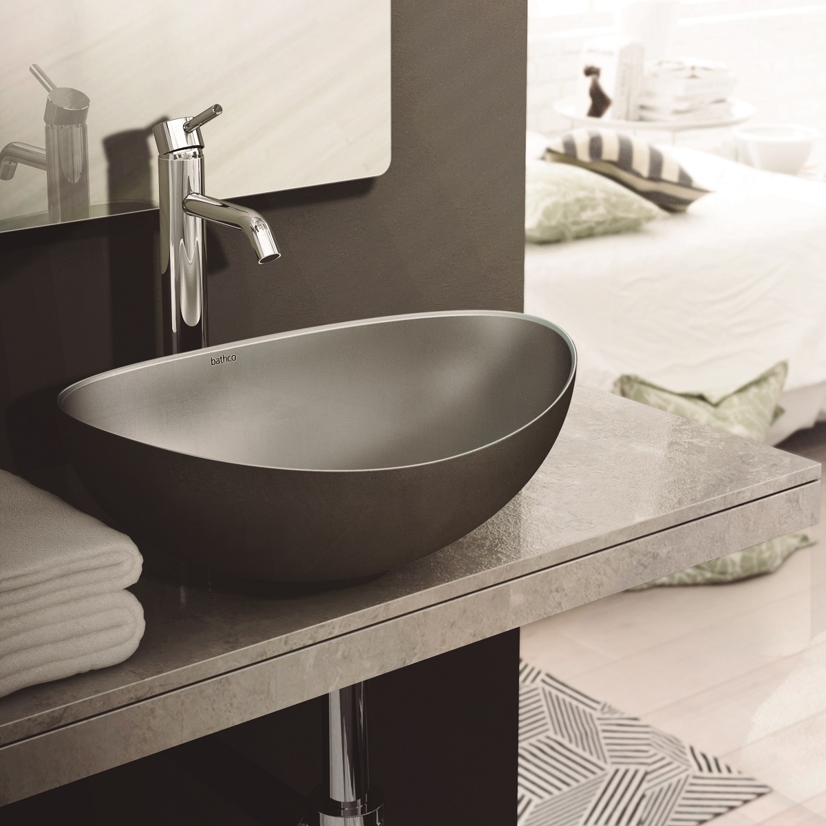 Støpejernservant Bathco Begursa