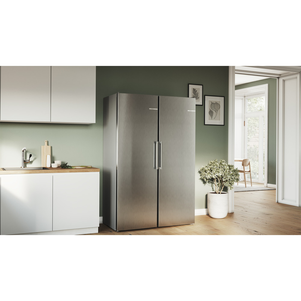 Kjøl/Frys Pakke Bosch Serie 4 KSV36VLDP + GSN36VLEP Rustfri 186 cm