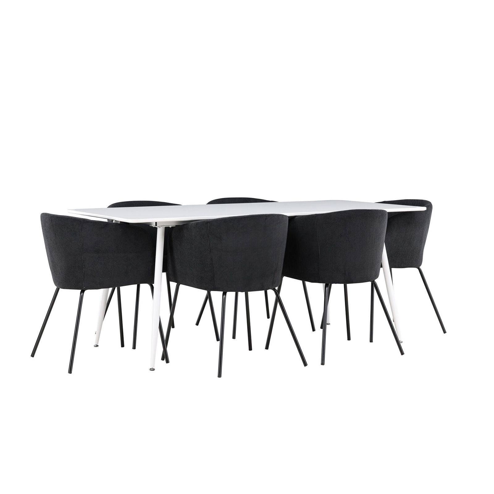 Spisegruppe Venture Home Silar 180 med 6 stk Berit Stoler