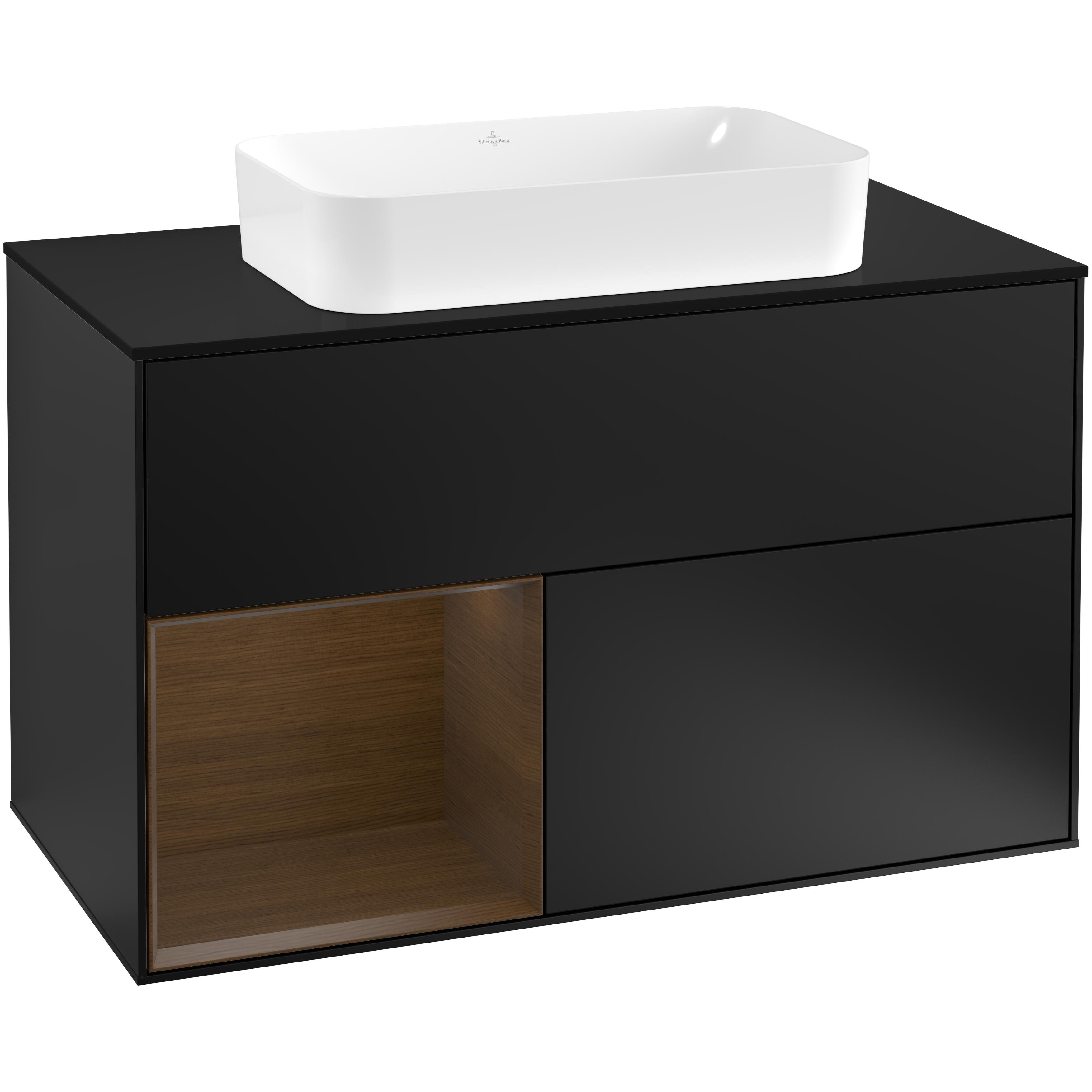 Tvättställsskåp Villeroy & Boch Finion med 2 Lådor Hylla och Bänkskiva för Fristående Tvättställ