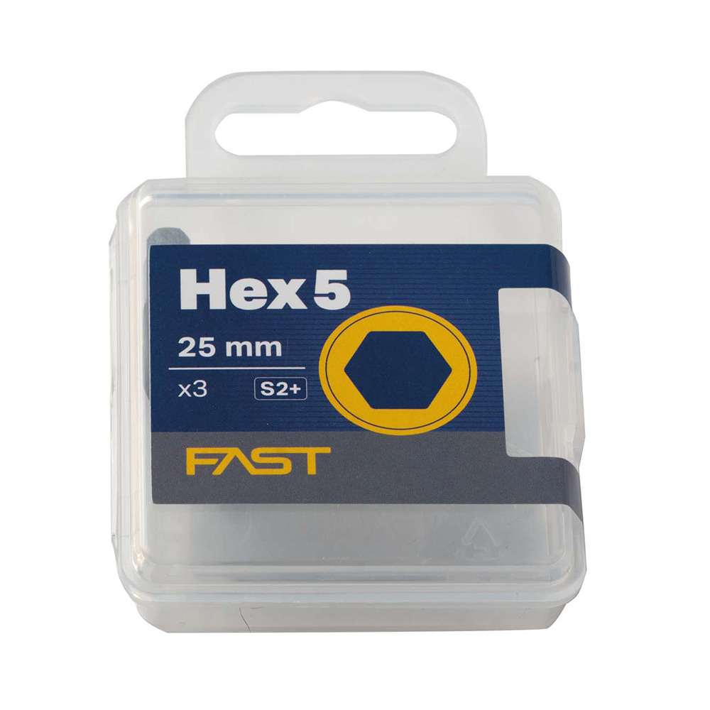 Bits FAST Hex 25mm 3-p