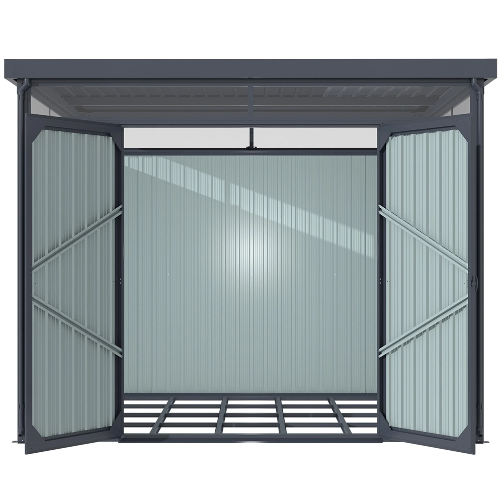 Drivhus Metalcraft 24m² Stålramme & Plastdeksel