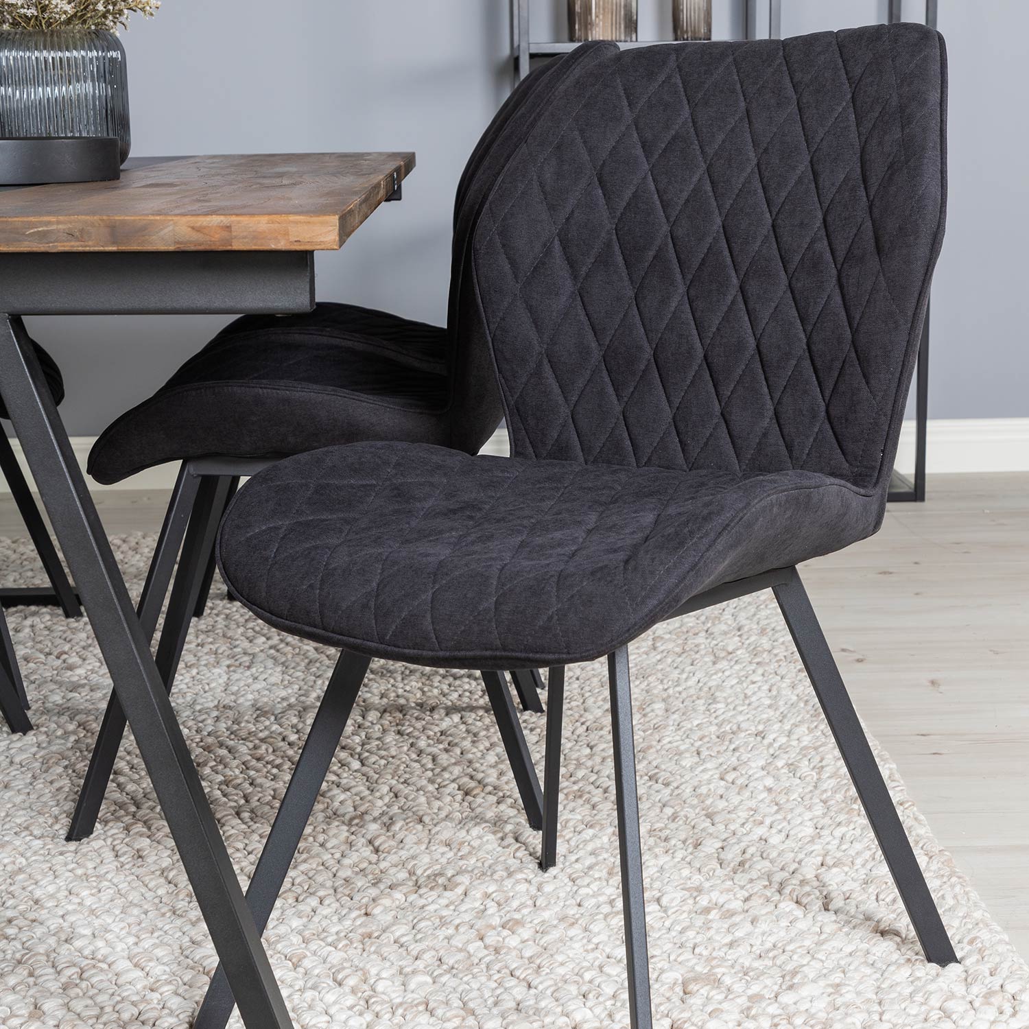 Spisegruppe Venture Home Jane med 6 Geneva Stoler
