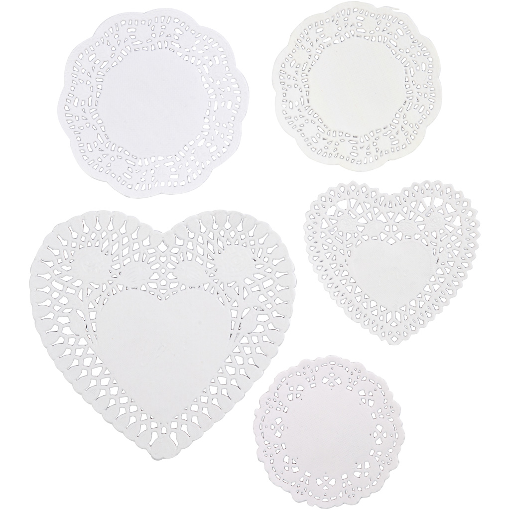 Kakeservietter Creativ Company Str 9-14,5 cm 5X80 St/1 Pk