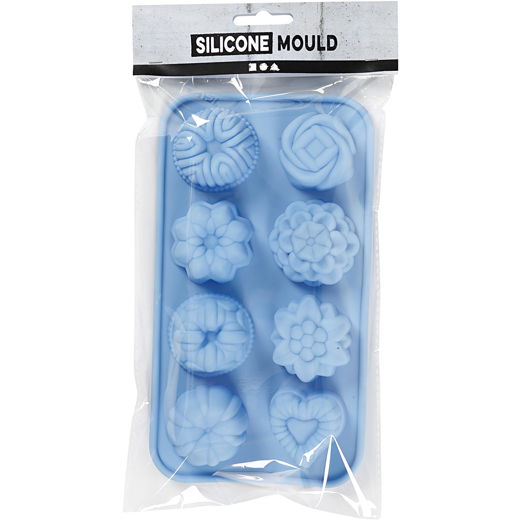 Silikonform Creativ Company Små Sandkaker Hullstr 40x45 mm 25 ml 1 stk