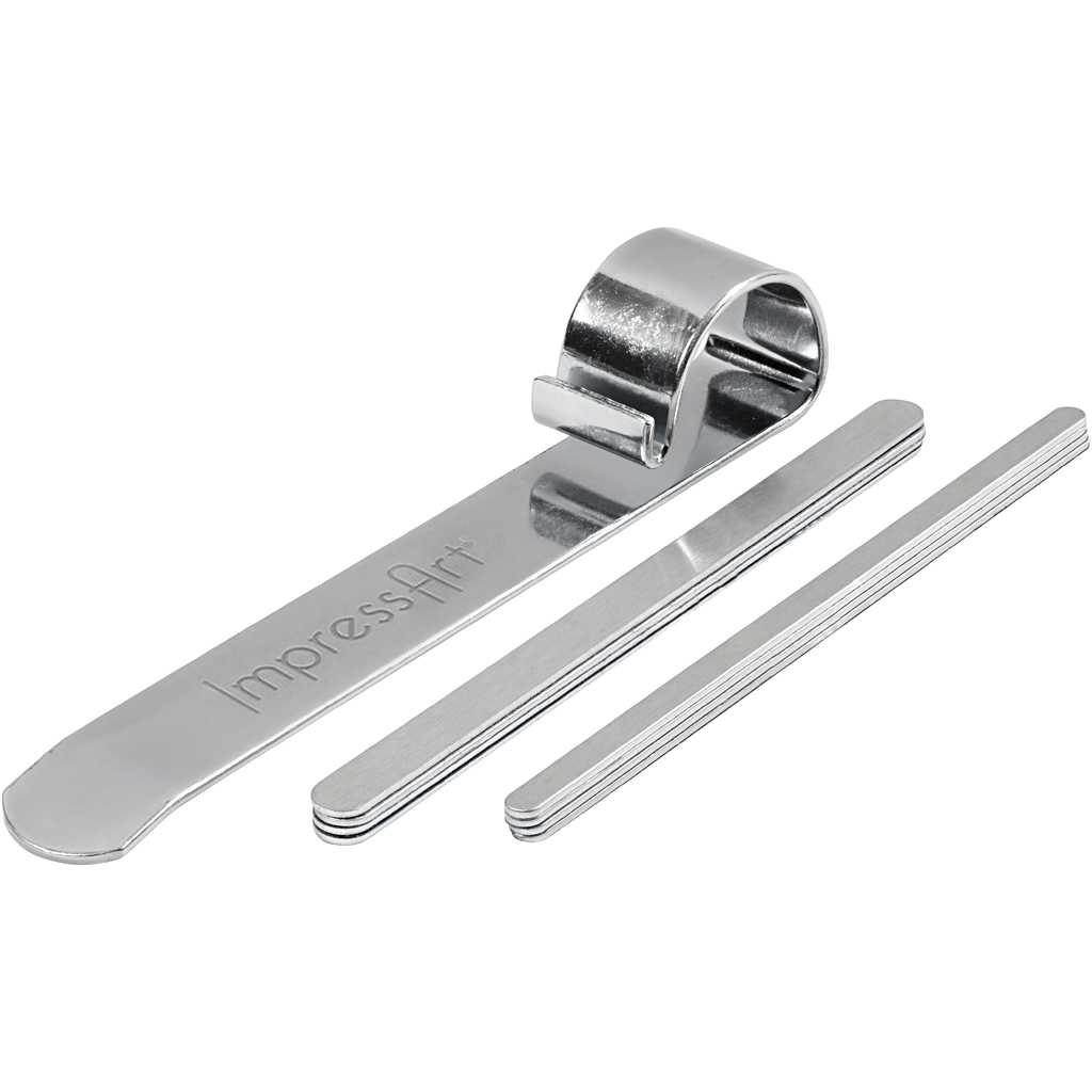 Bøyeverktøy Creativ Company og Metallbånd til Armbånd 15 cm 1 sett