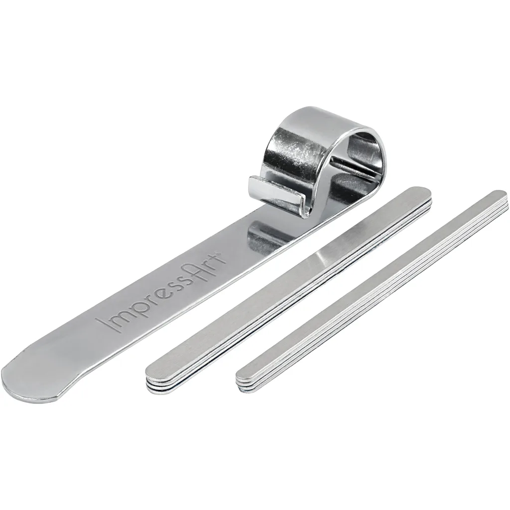 Bøyeverktøy Creativ Company og Metallbånd til Armbånd 15 cm 1 sett