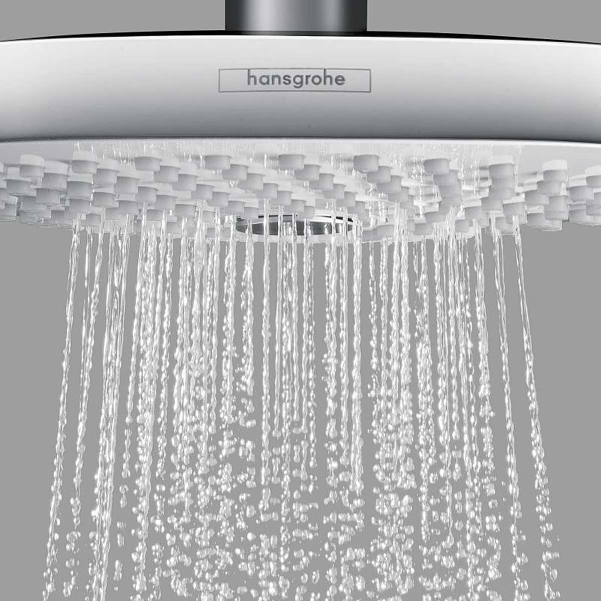 Taksil Hansgrohe Croma Select E 180 2jet Krom Krom, Uten EcoSmart