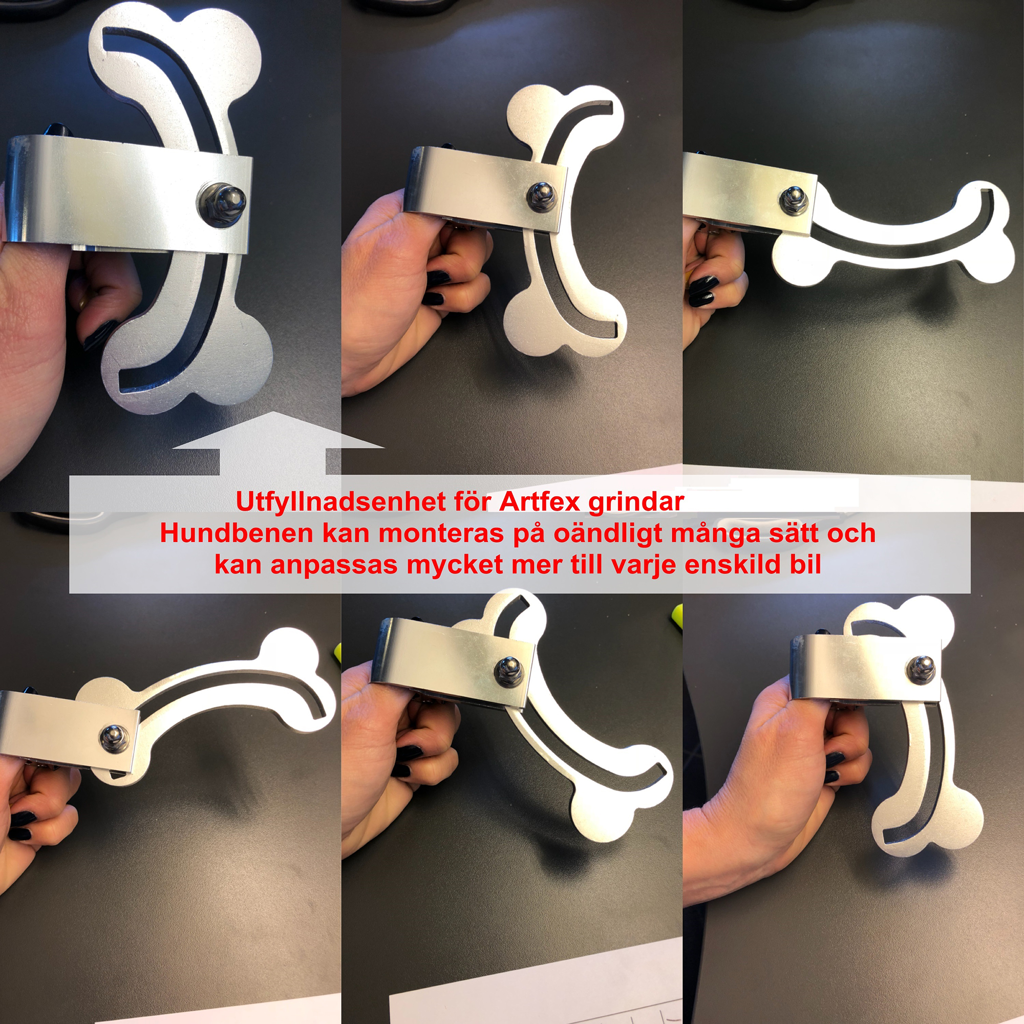 Hundegitter Artfex Modell 1 Dobbeldør