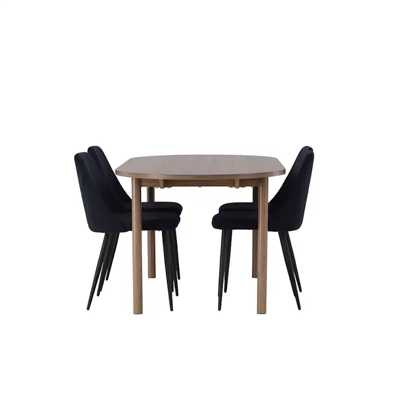 Spisegruppe Venture Home Andy med 4 Night Stoler