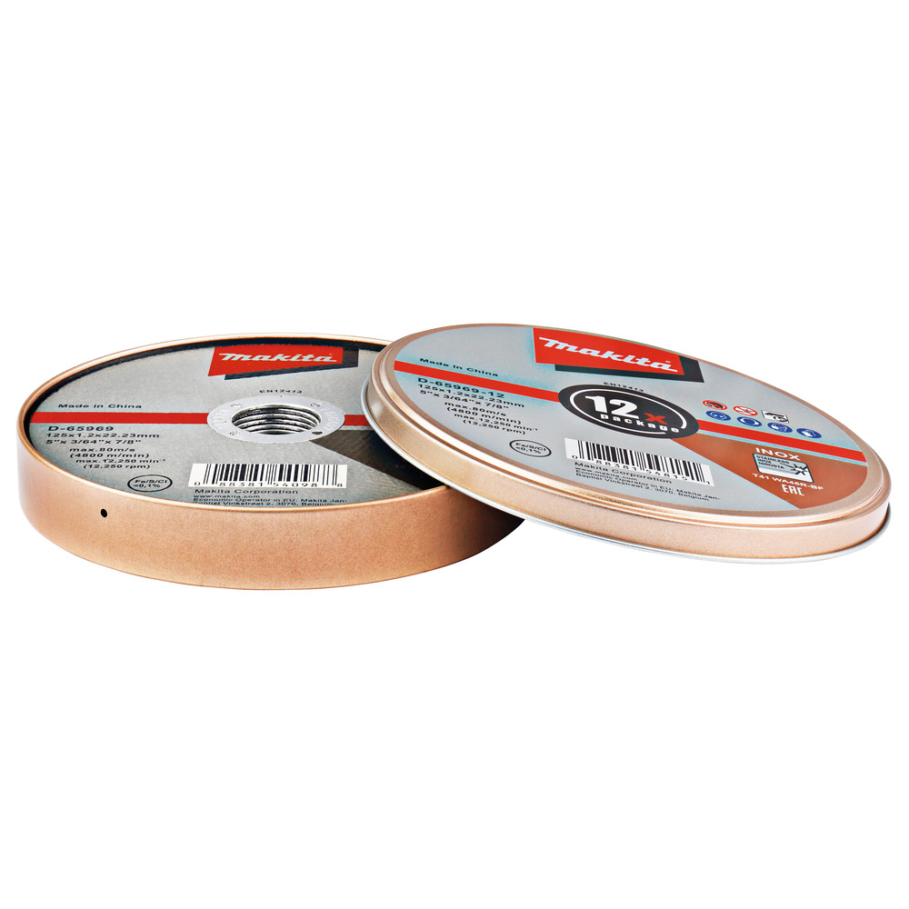 Kappeskive Makita D-65969-12 125 mm 12-pk