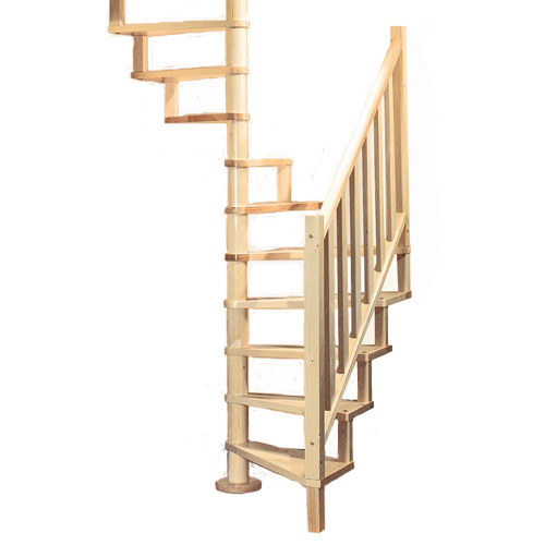 Trapperekkverk Byggera Square Wood