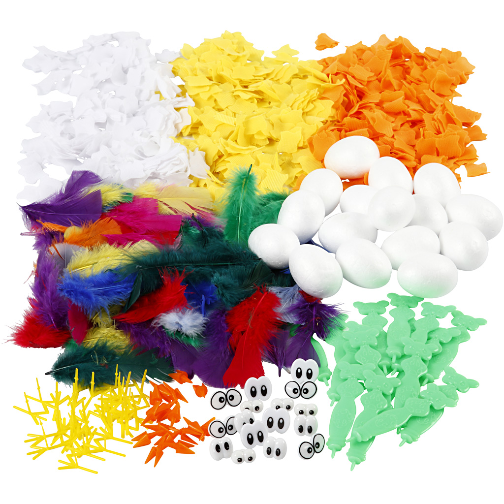 Materiellsett Creativ Company Kyllinger 6 cm 1 Sett