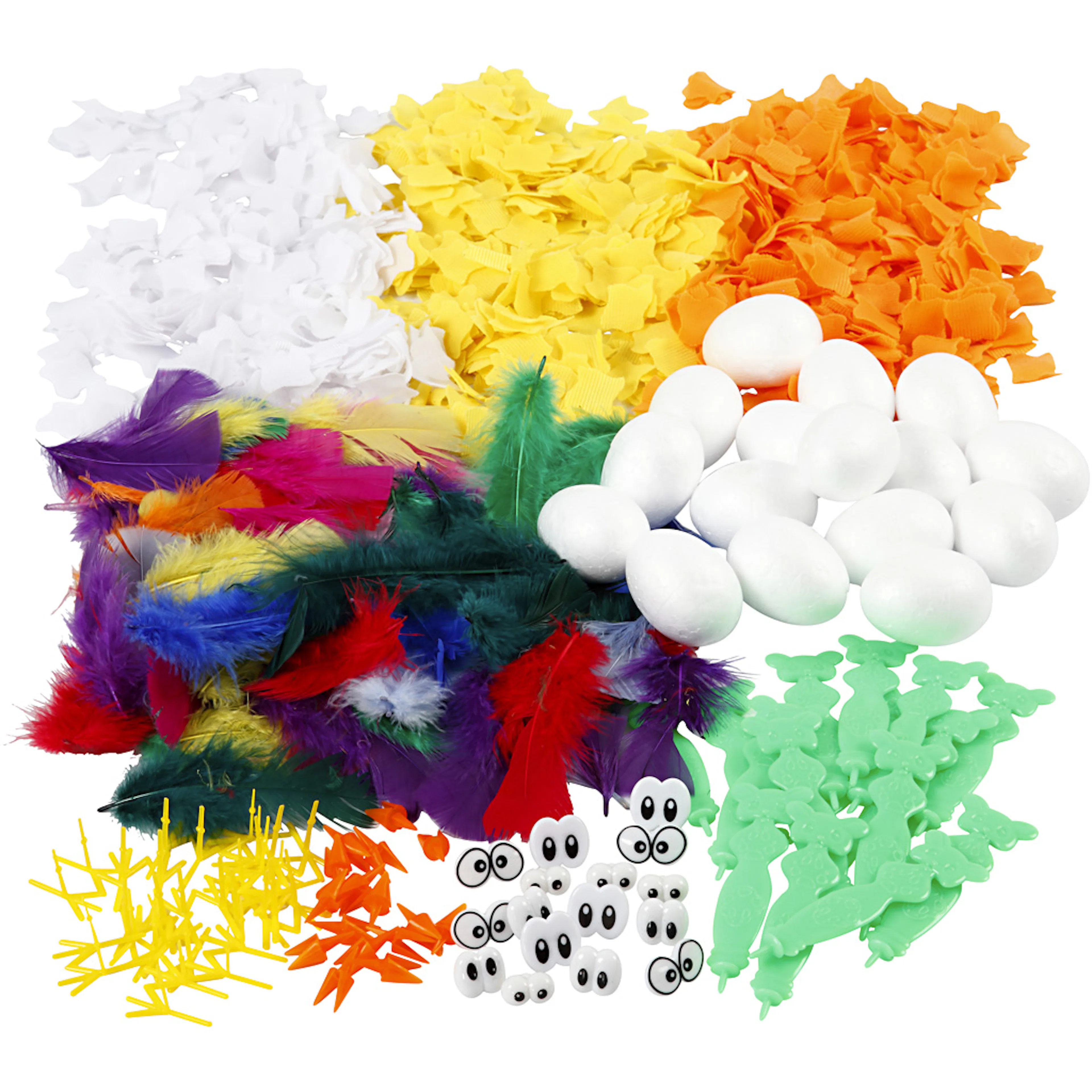 Materiellsett Creativ Company Kyllinger 6 cm 1 Sett