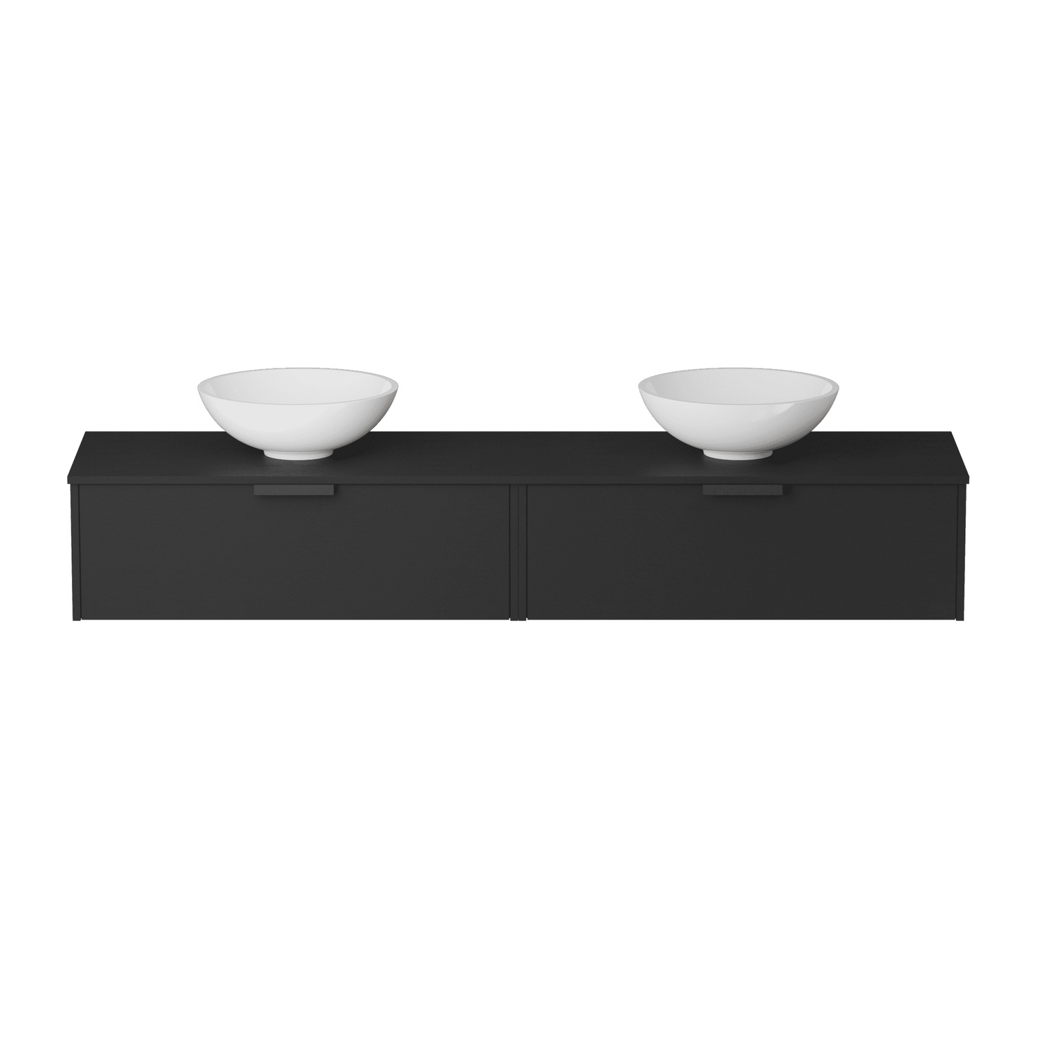 Servantskap FOSSBAD New Block B180 for Benkeplate og 2 Serva