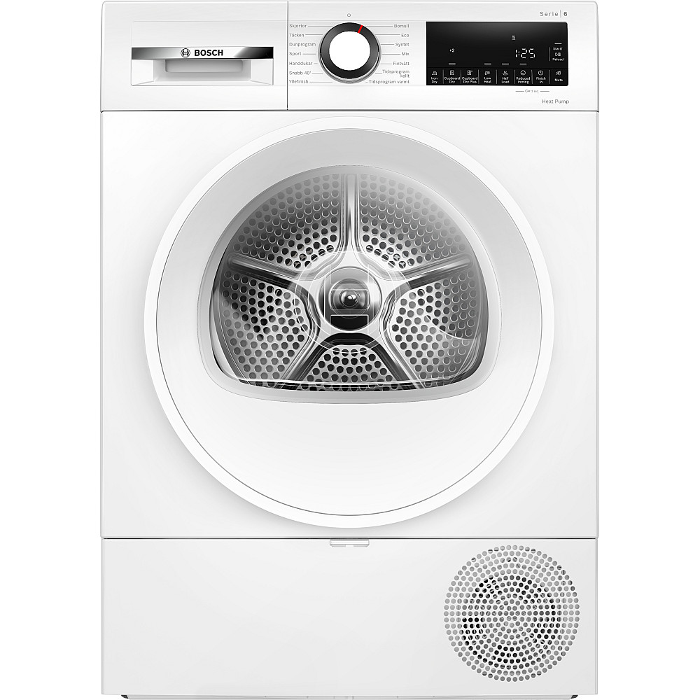 Varmepumpetrommel Bosch Serie 6 WQG2320LSN Energieffektiv Hvit
