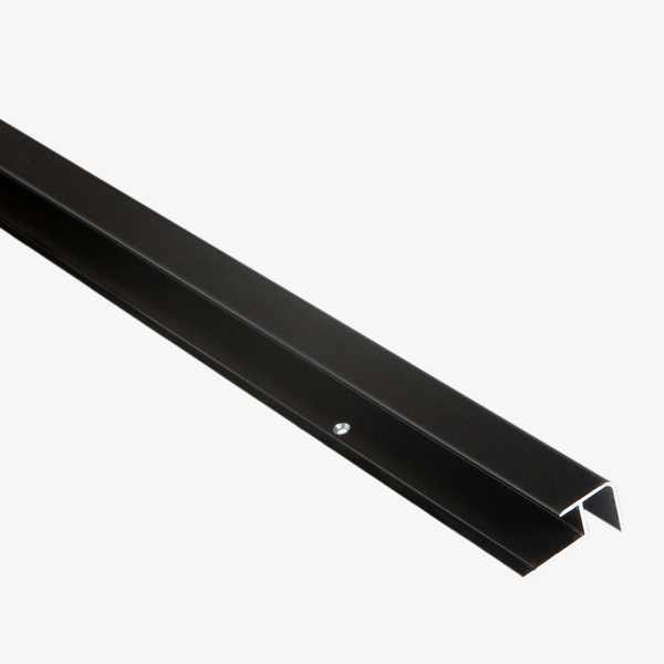 Hjørneprofil Utvendig Sort 3000