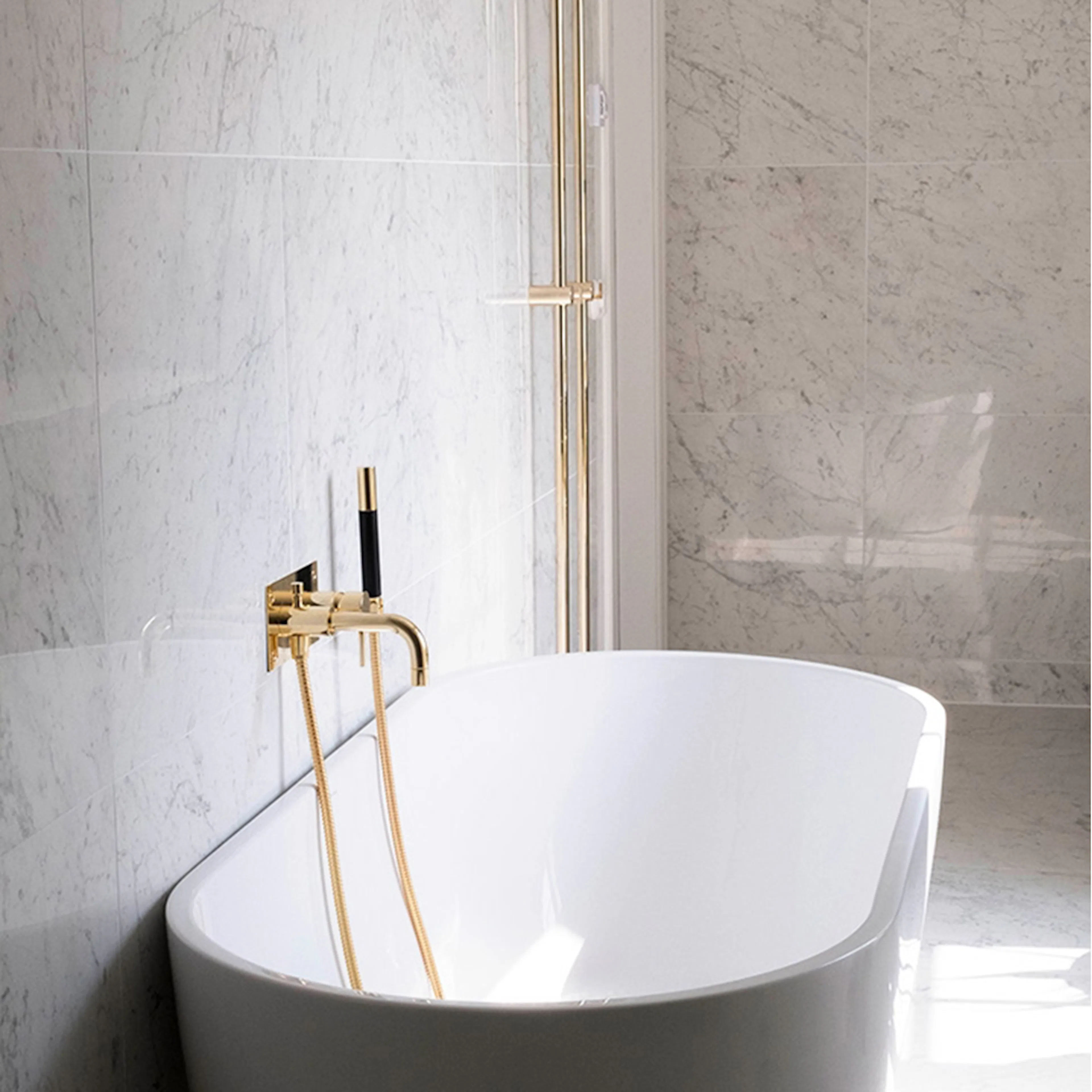 Marmor Arredo Bianco Carrara C Honed Hvit 61x61 cm