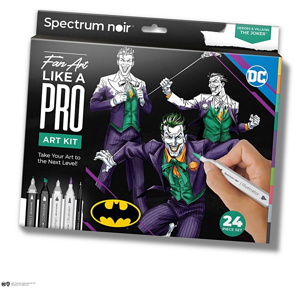 Hobbysett Creativ Company DIY Kit Illustrasjon Heroes og Villains Joker