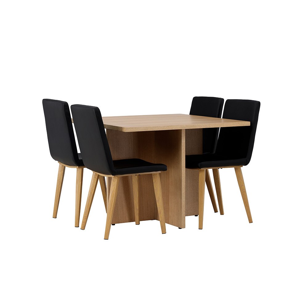 Spisegruppe Venture Home Leo med 4 Today Stoler