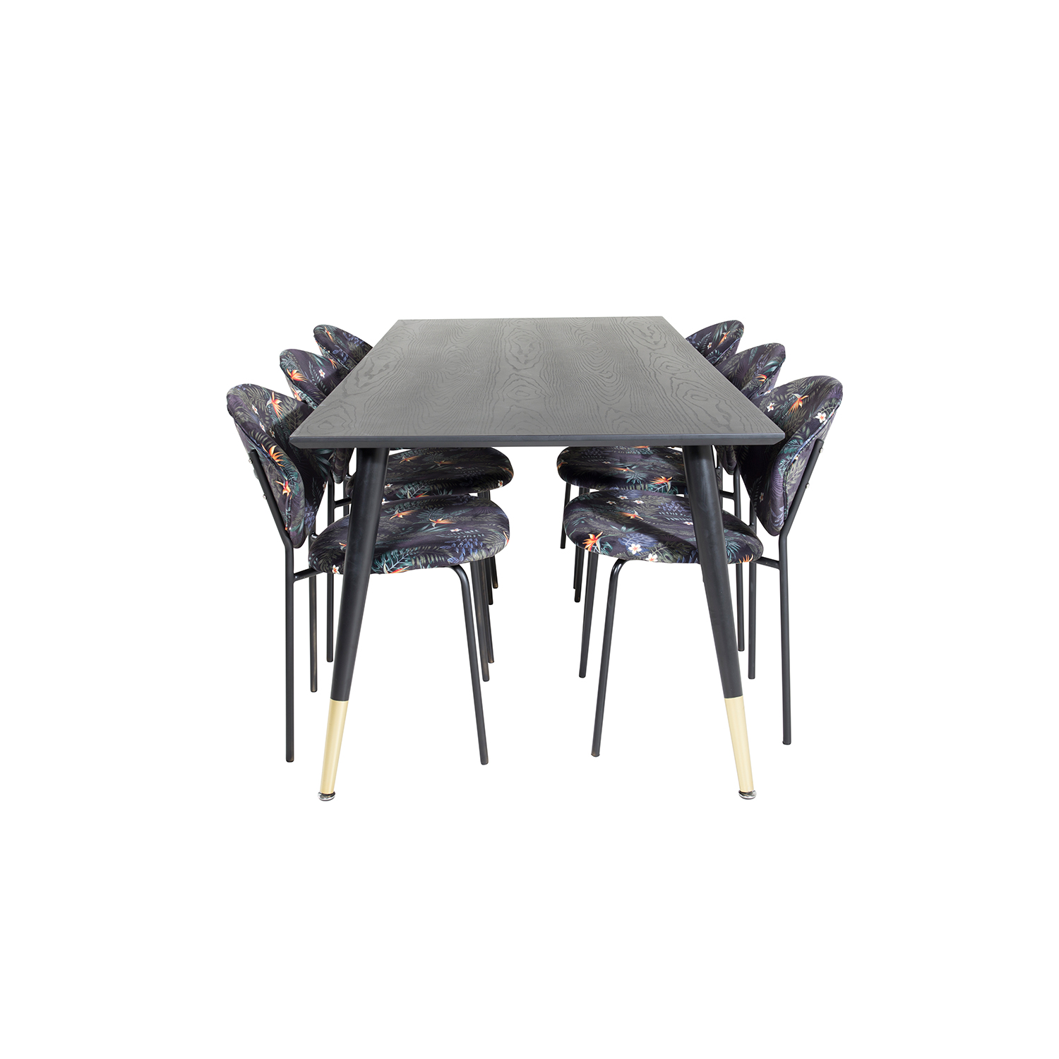 Spisegruppe Venture Home Disa med 6 Valor Stoler